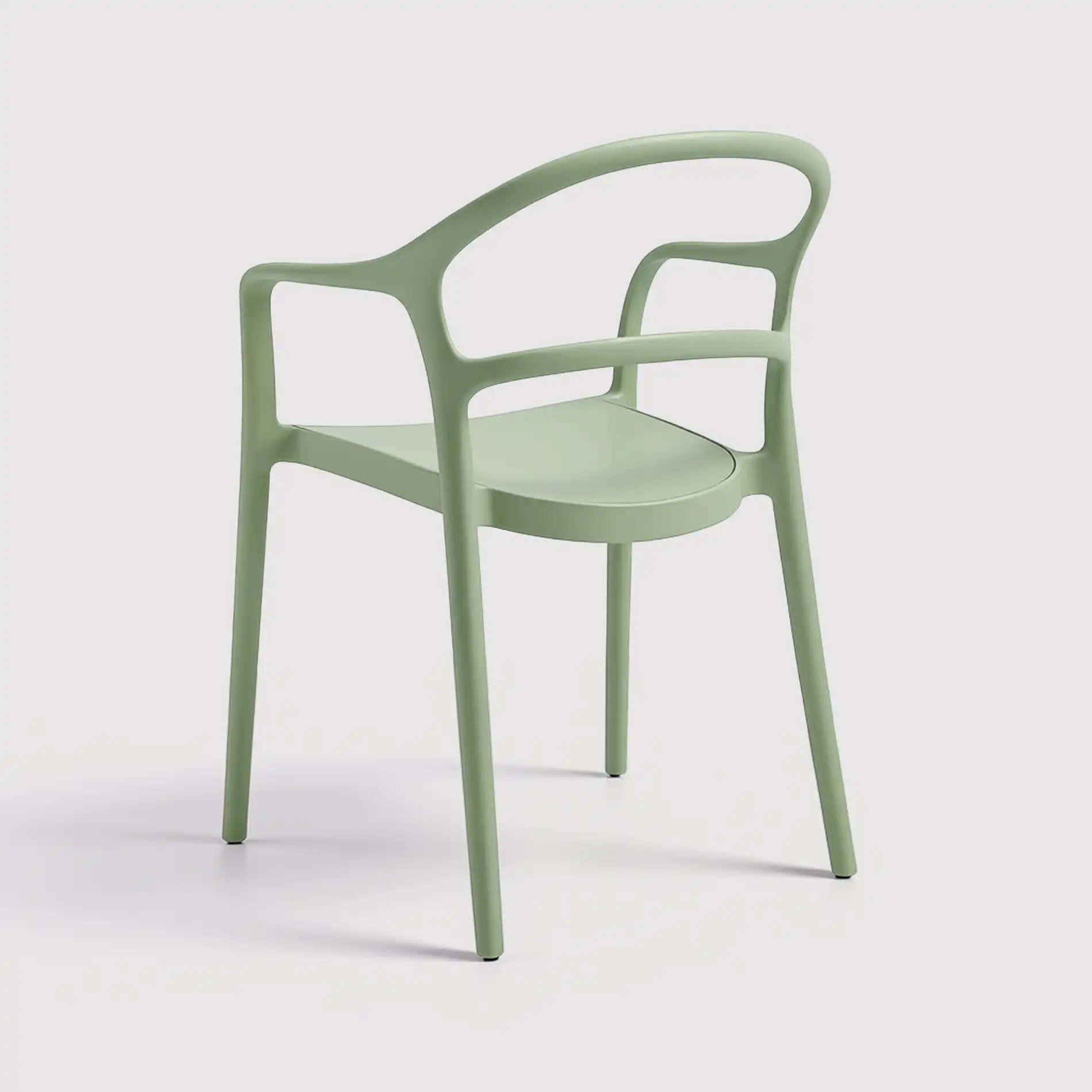 Harif - Sedia moderna verde chiaro per casa o esterno - Image 5