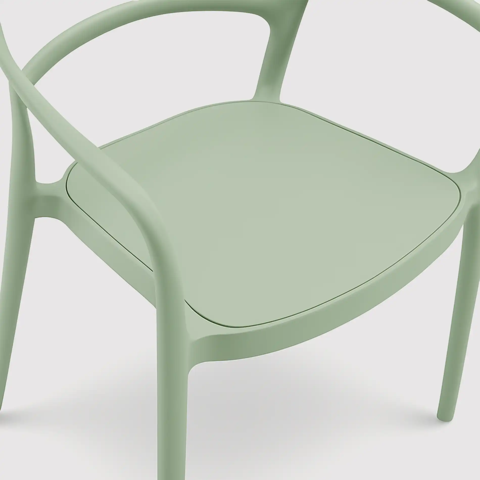Harif - Sedia moderna verde chiaro per casa o esterno - Image 7
