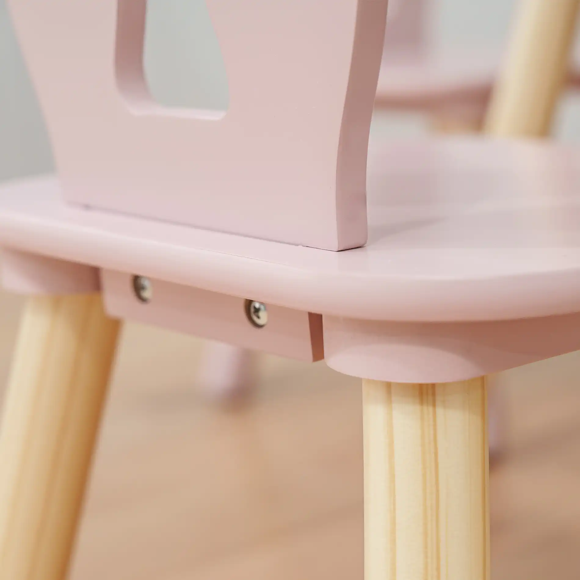 Hely - Set tavolino e 2 seggiole rosa per bambini - Image 3