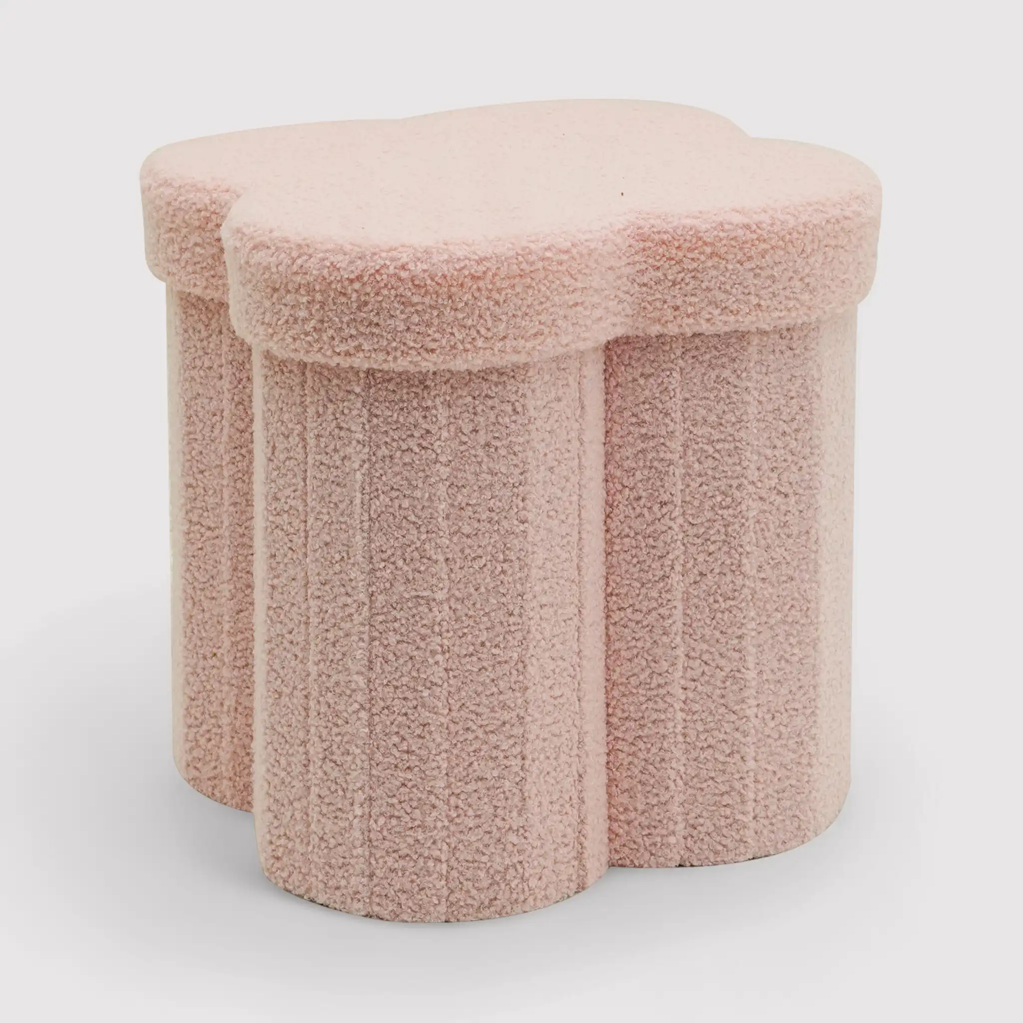 Hermal - Pouf rosa contenitore pieghevole per cameretta - Image 3