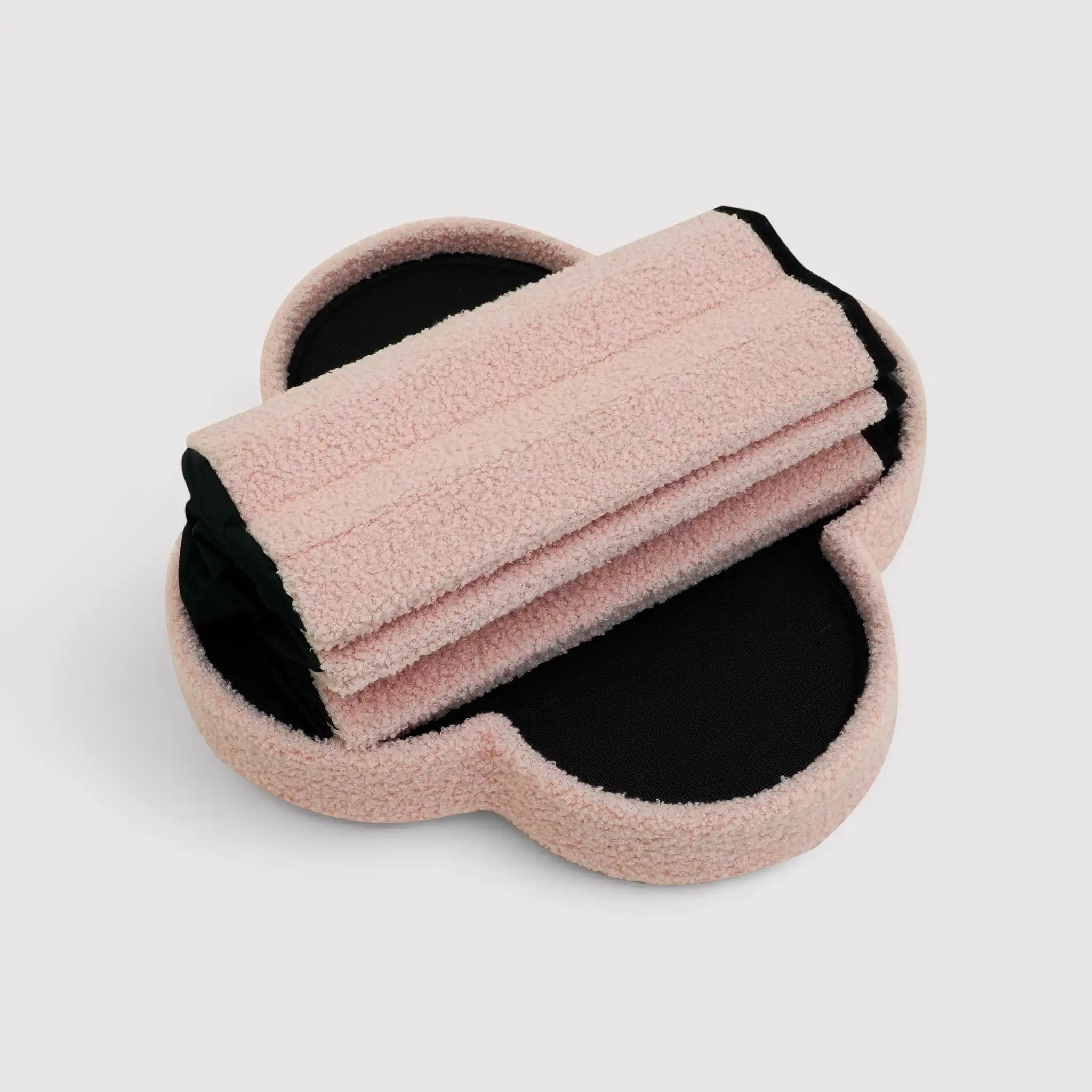 Hermal - Pouf rosa contenitore pieghevole per cameretta - Image 5