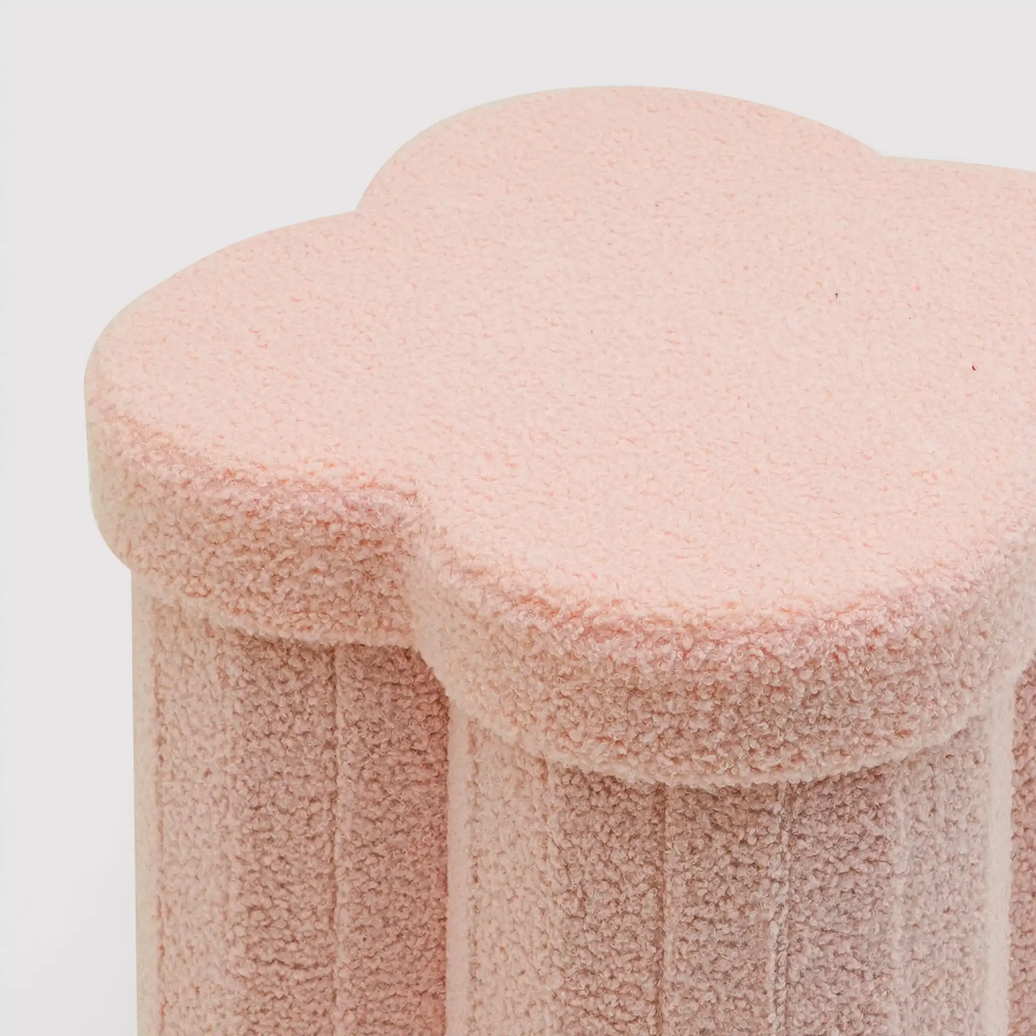 Hermal - Pouf rosa contenitore pieghevole per cameretta - Image 6