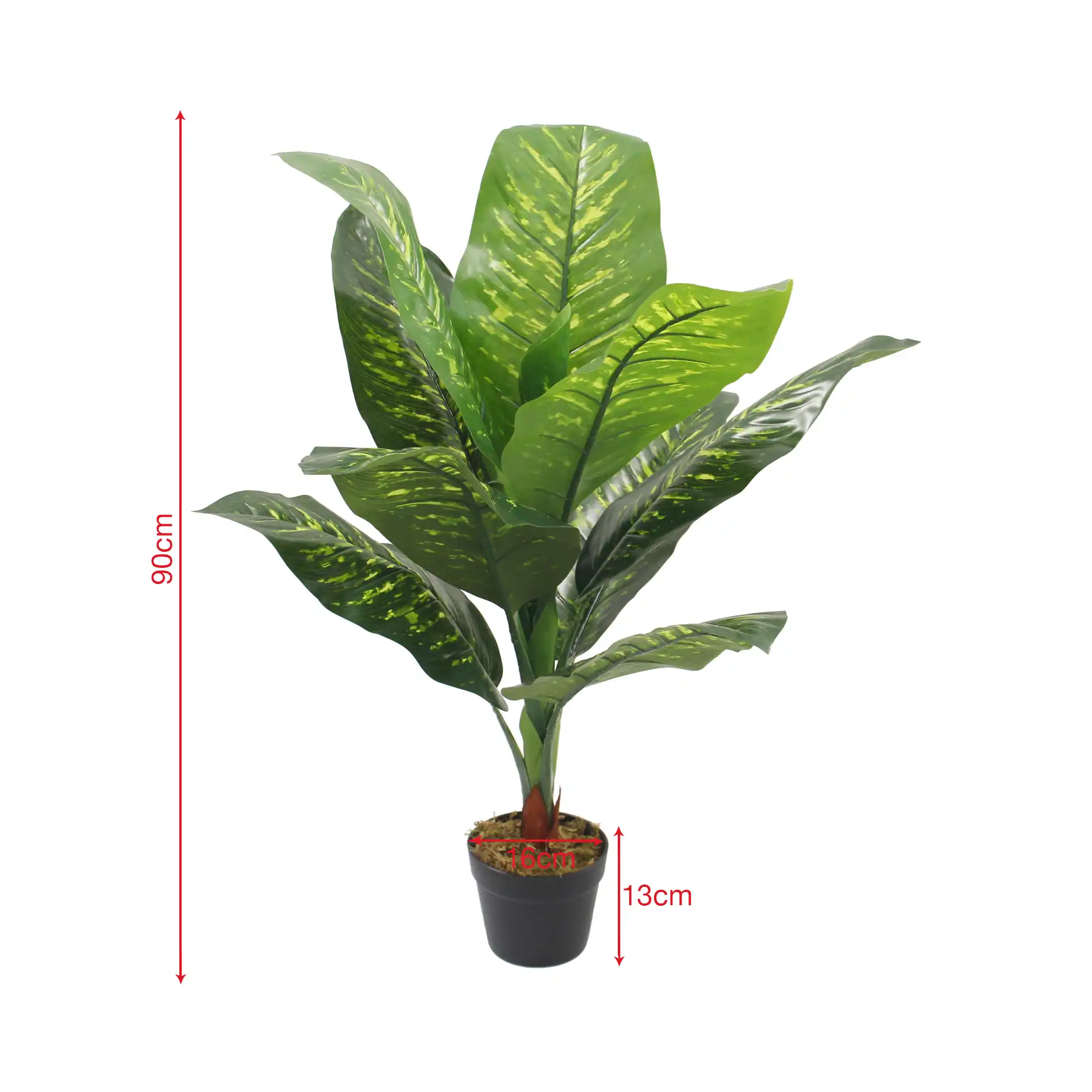 Hieki - Pianta di pothos artificiale con vaso - Image 5