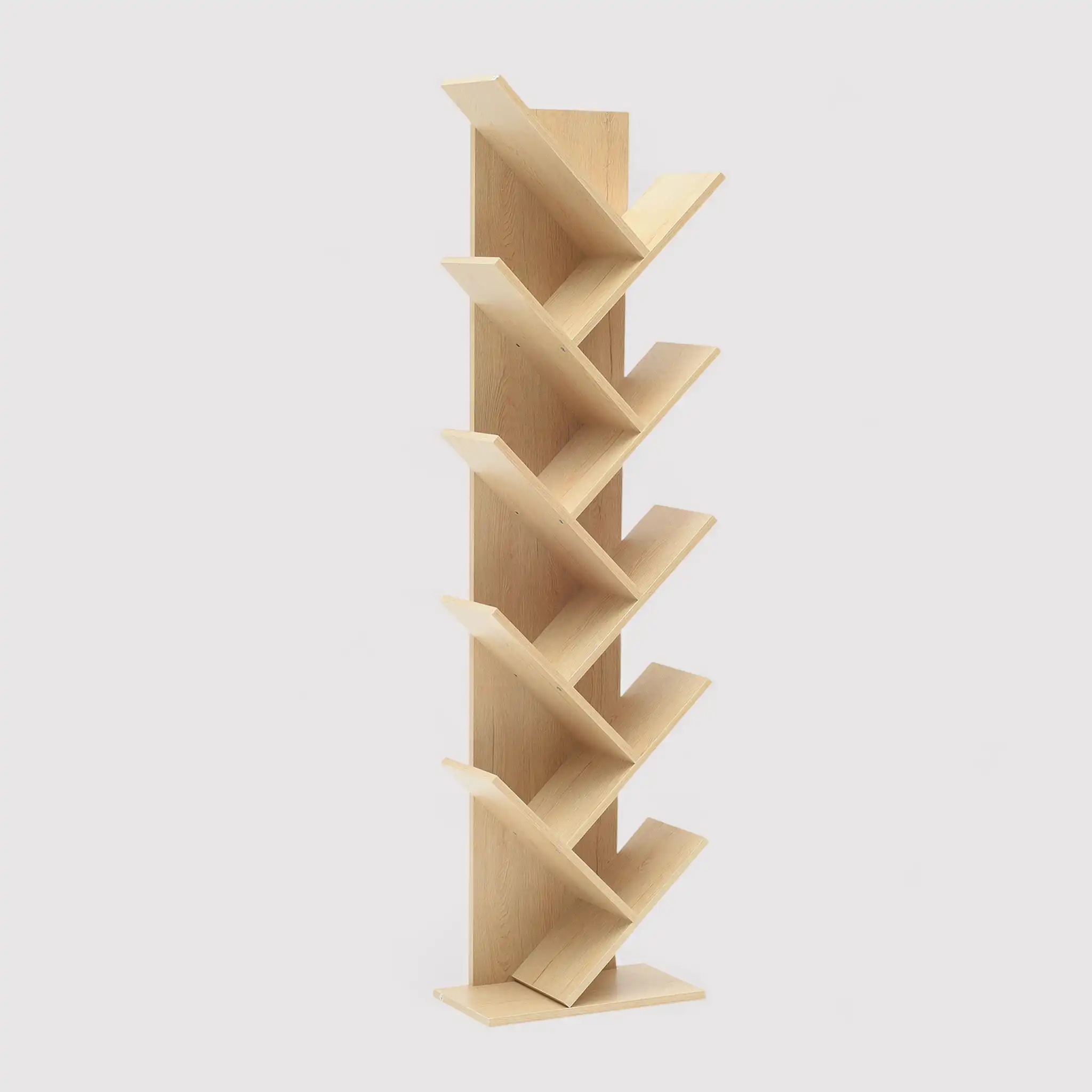 Ipomea - Libreria scaffale con 10 ripiani color rovere - Image 4
