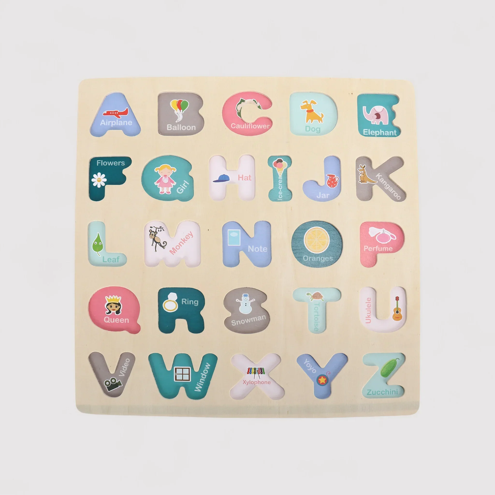 Jambo - Puzzle montessoriano con lettere dell'alfabeto in legno - Image 3