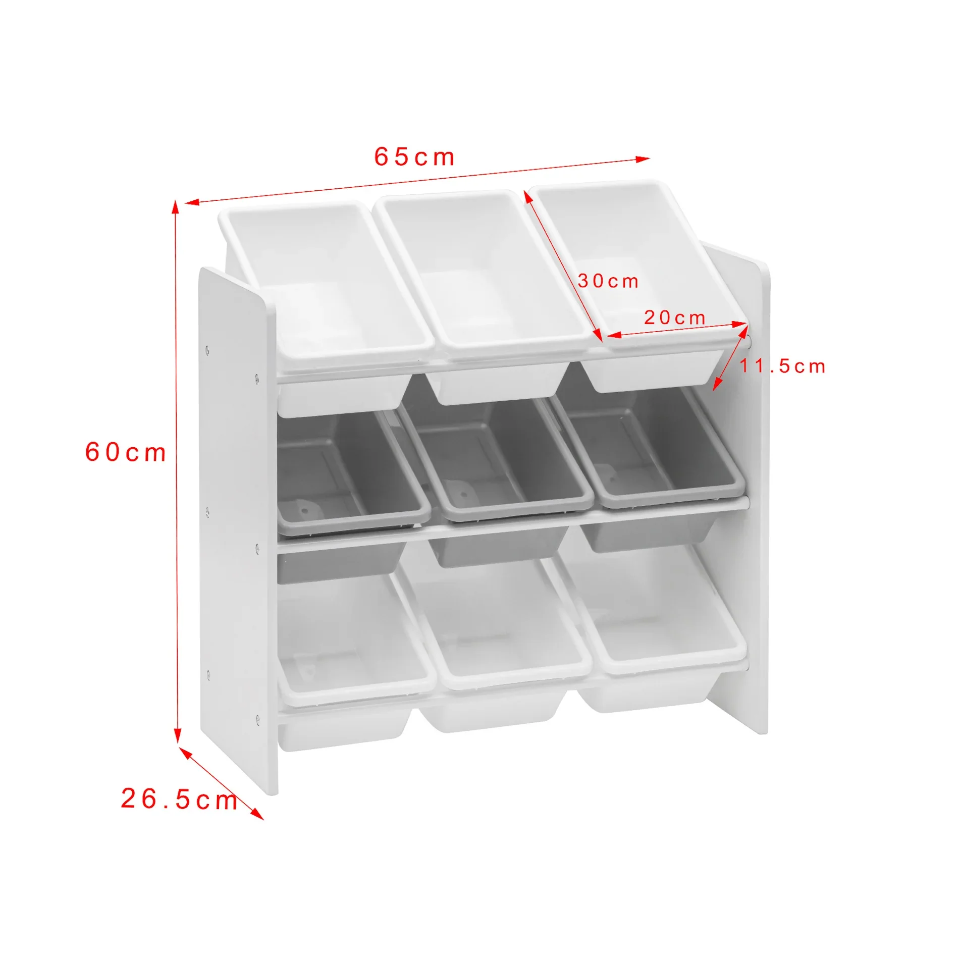 Jamun - Organizer per giocattoli con 9 scatole - Image 11