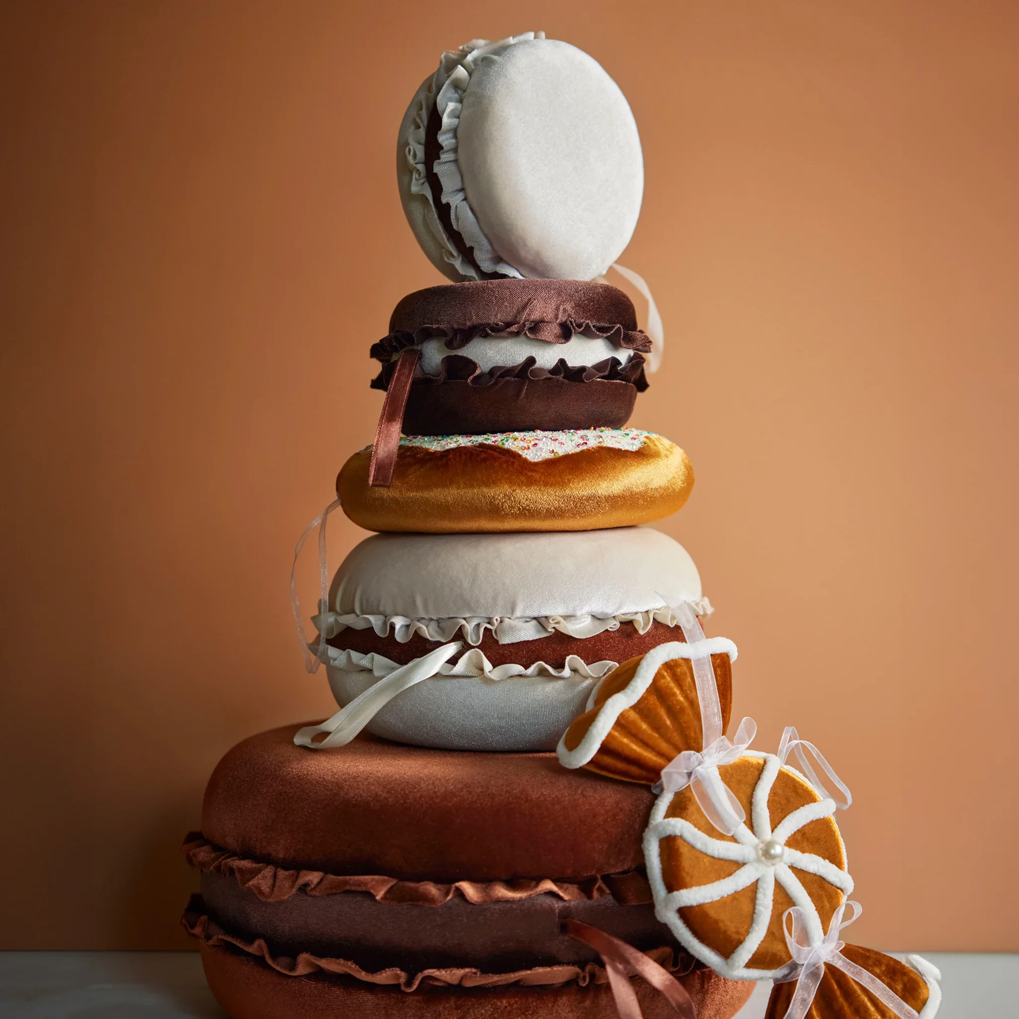Juam - 3 pendenti a forma di macaron per albero di Natale - Image 2