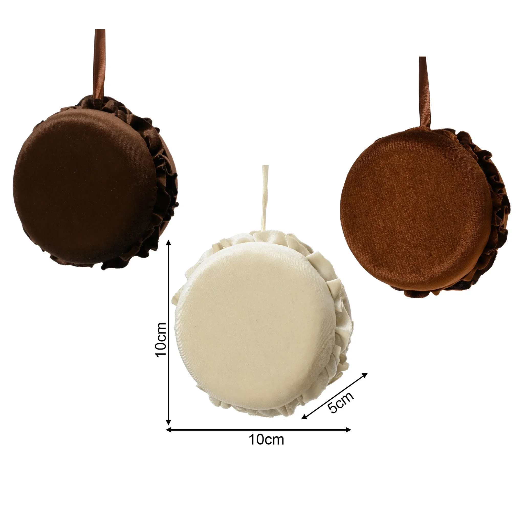 Juam - 3 pendenti a forma di macaron per albero di Natale - Image 3