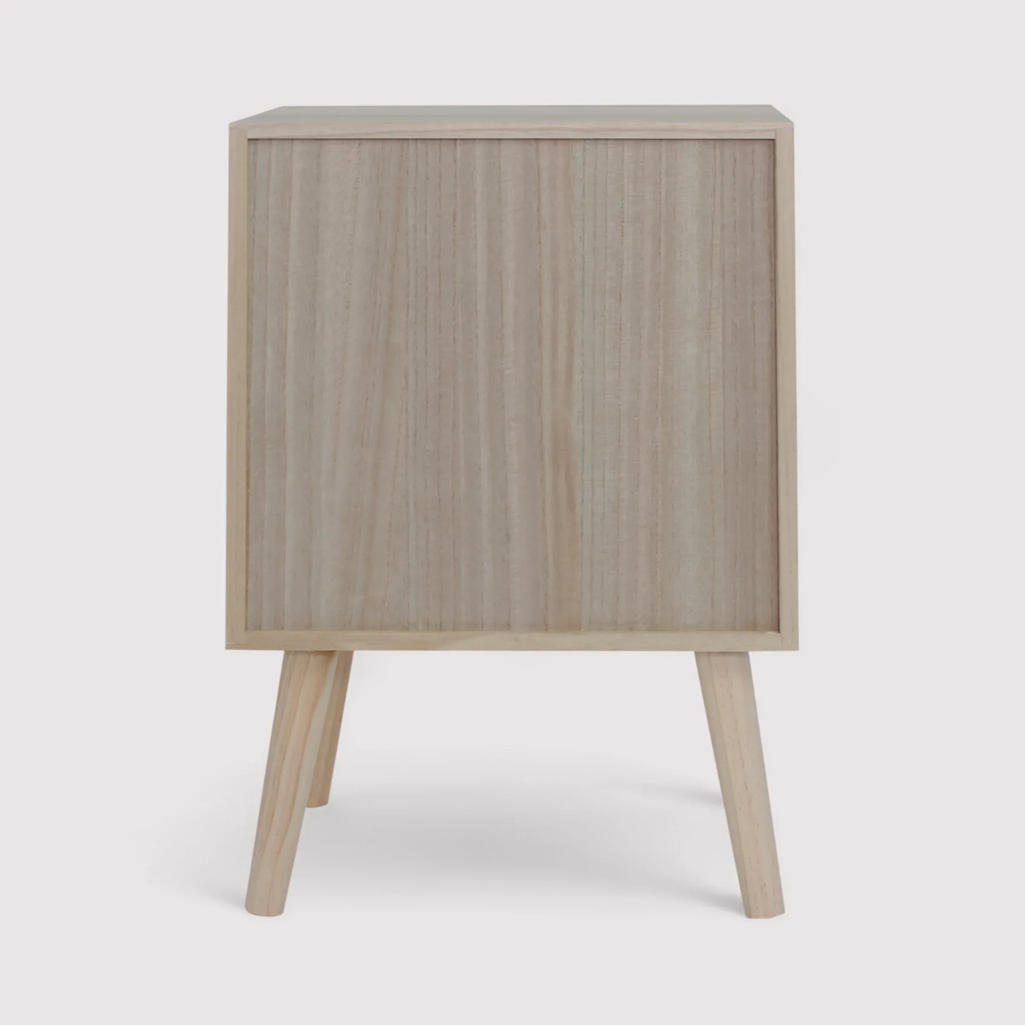 Jujube - Comodino quadrato in legno naturale con 1 anta - Image 6