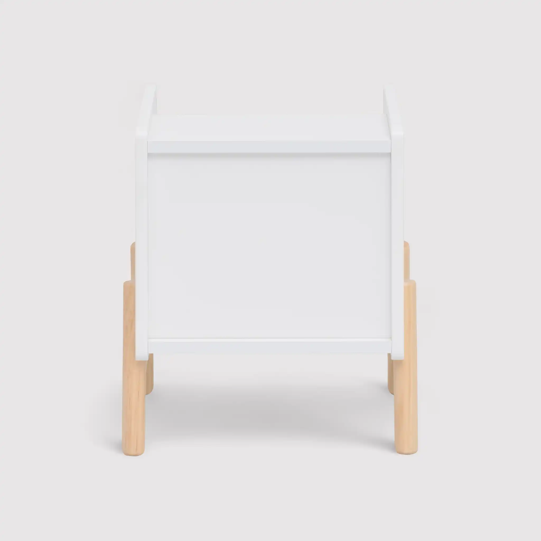 Kelen - Comodino bianco per bambini con 2 ripiani e 1 cassetto - Image 11