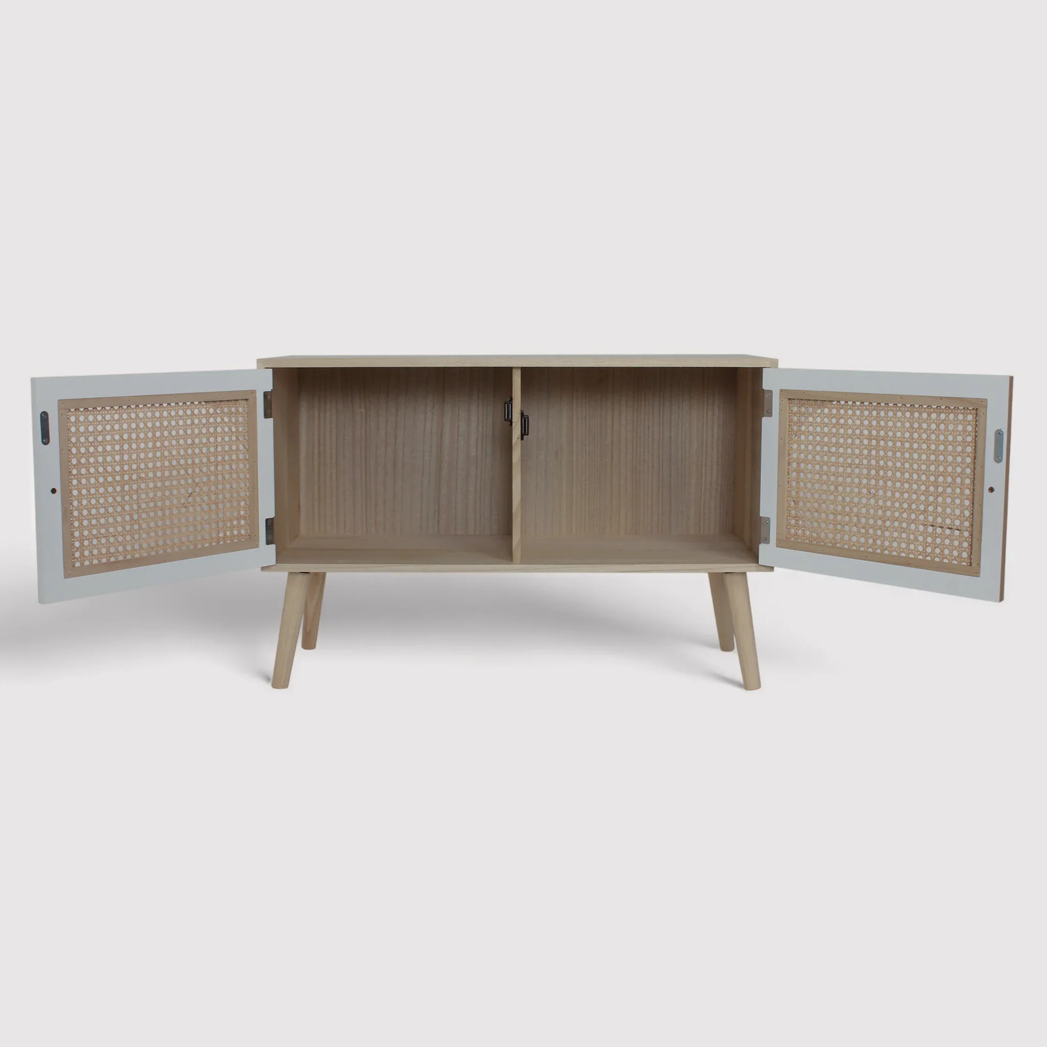 Kengai - Mobile per soggiorno con 2 ante in stile boho e scandinavo - Image 4