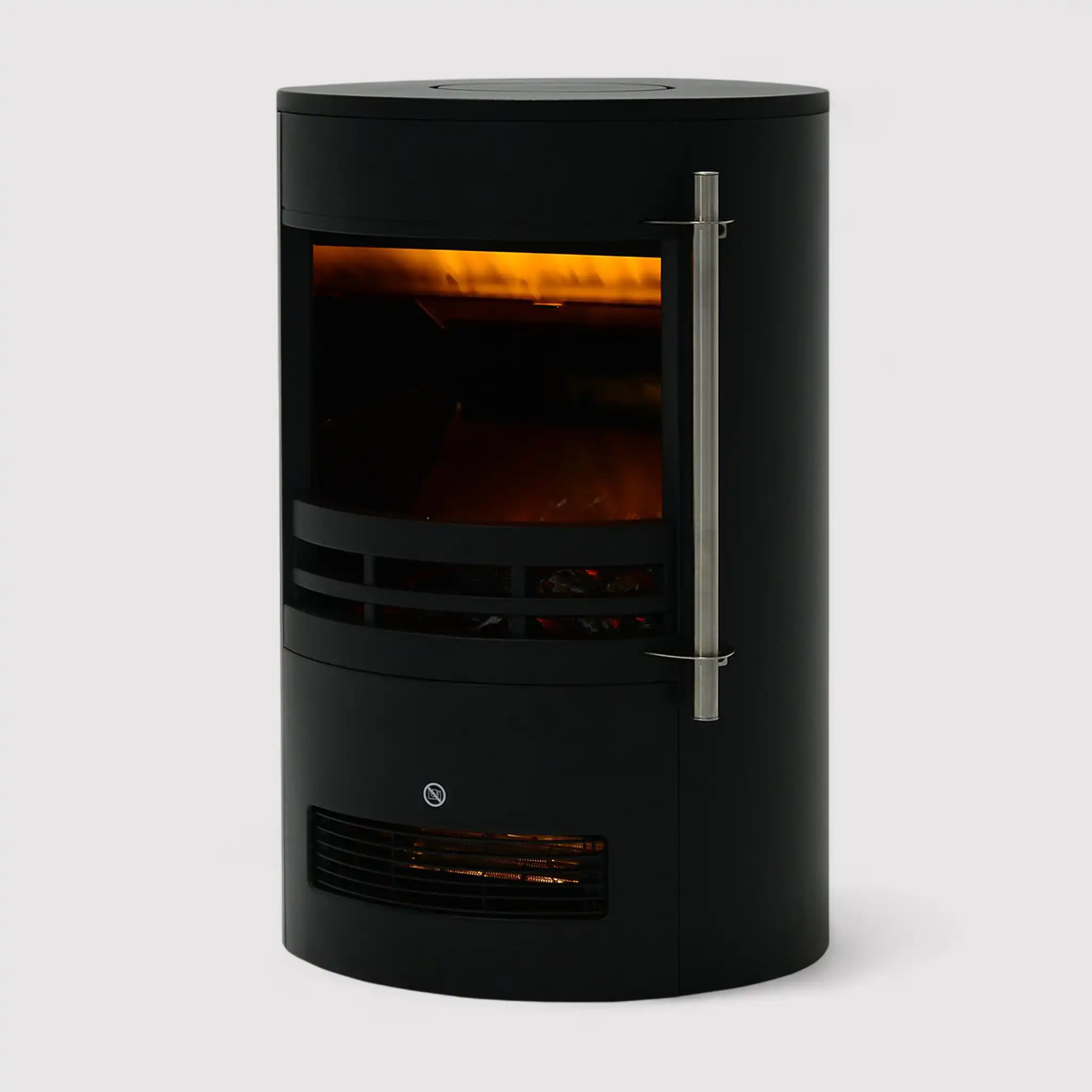 Kiwano - Finto camino elettrico nero con fiamma a led - Image 3