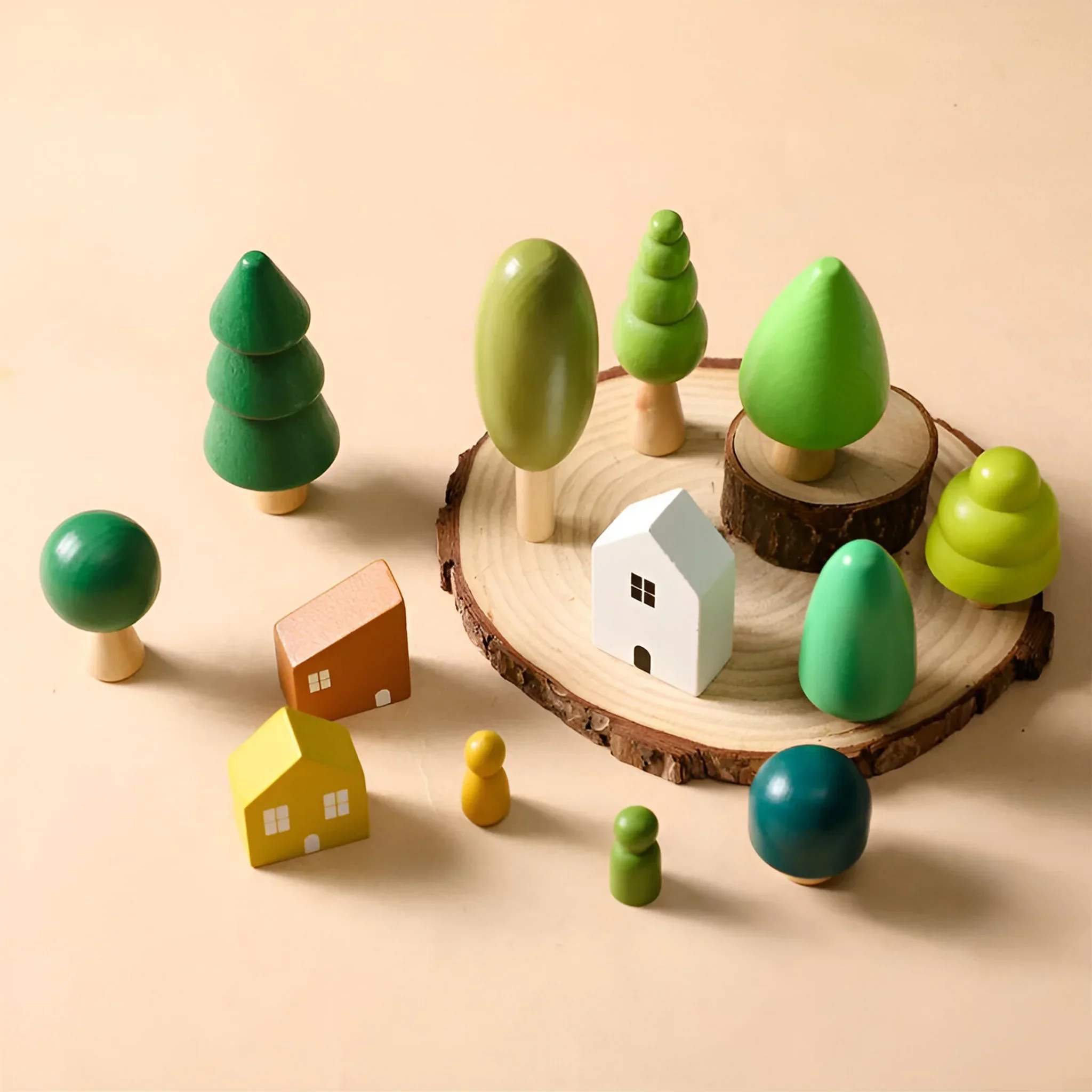 Kunzea - Set giochi a tema foresta preistorica in legno - Image 3