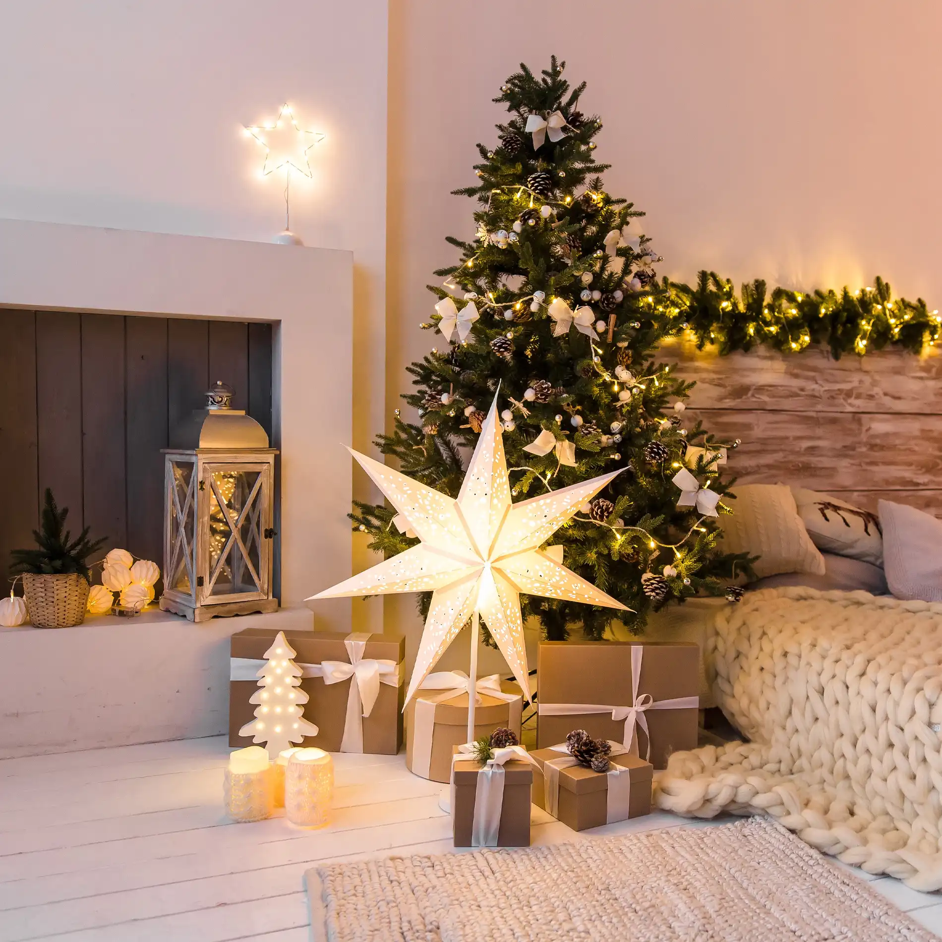 Kyeon - Albero di Natale artificiale verde grande H 240 cm - Image 2