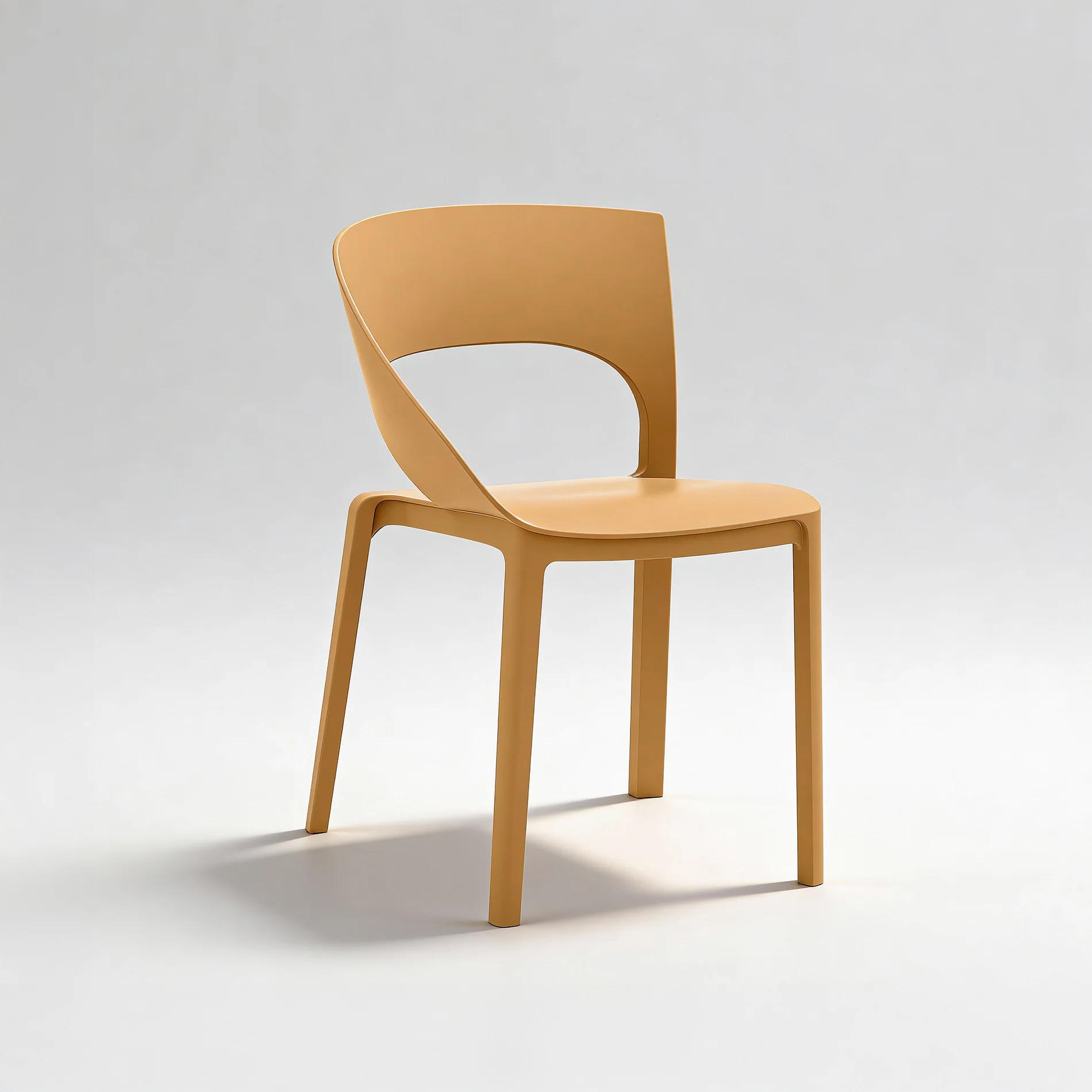 Laren - Set 2 sedia da esterno colore arancione stile moderno - Image 5