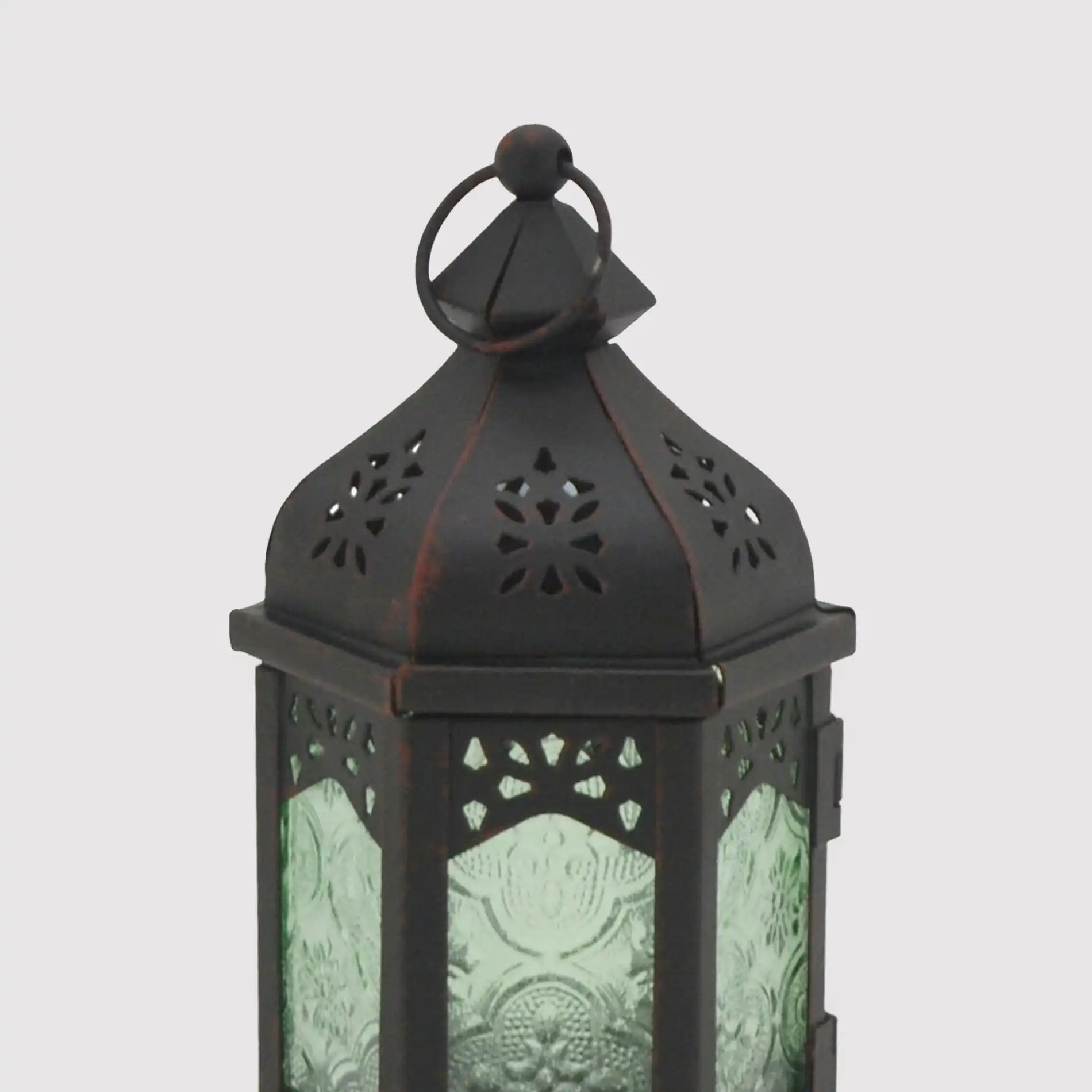 Lawsonia - Lanterna decorativa verde in stile marocchino - Image 4