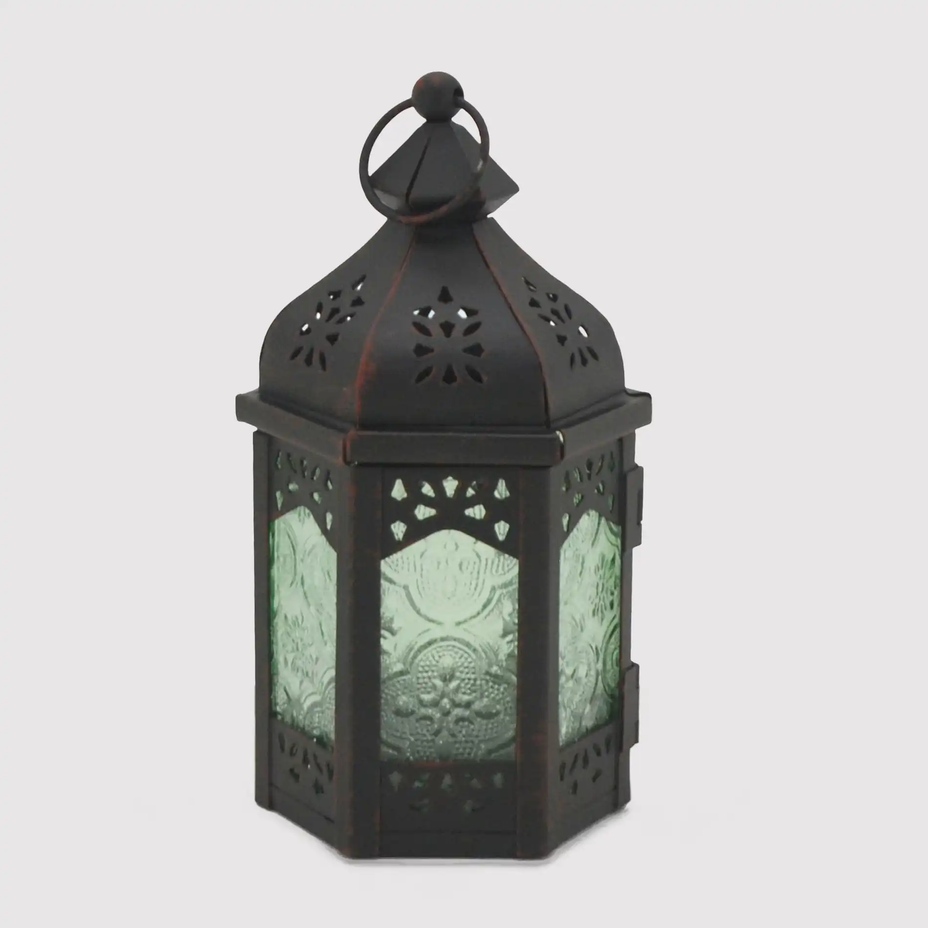 Lawsonia - Lanterna decorativa verde in stile marocchino - Image 5
