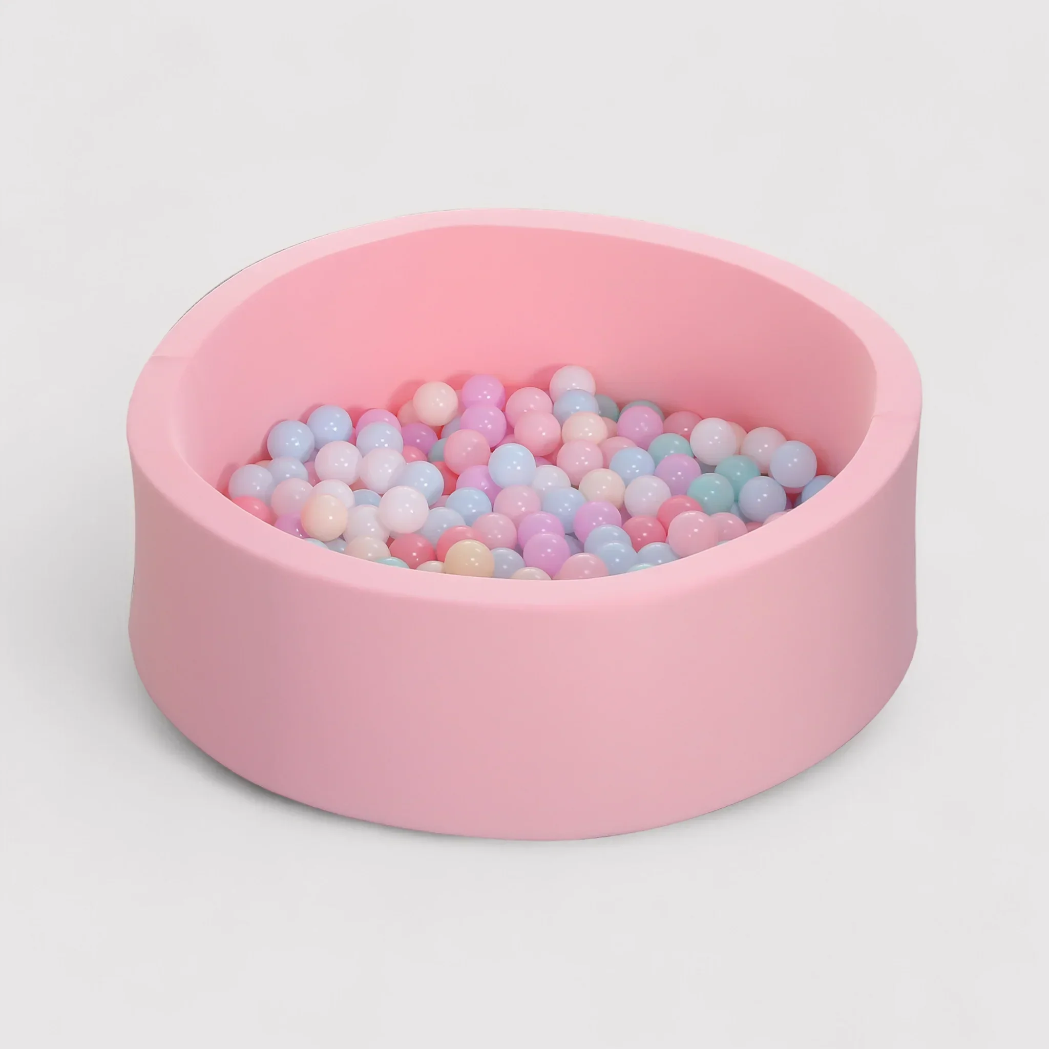 Likim - Piscina rosa per bimbi con 200 palline colorate