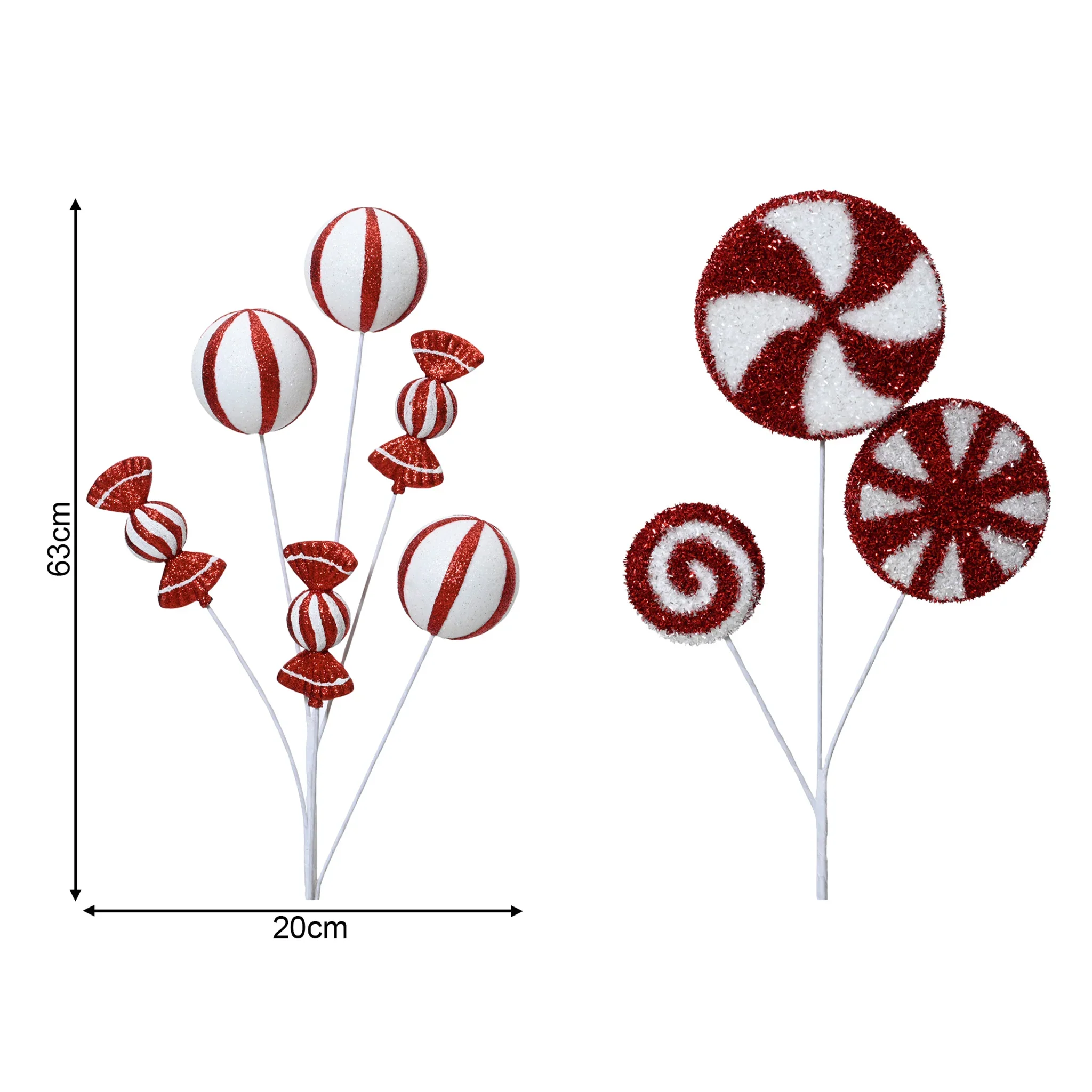 Lokuma - Ornamento a forma di caramella di Natale (2 pezzi) - Image 4