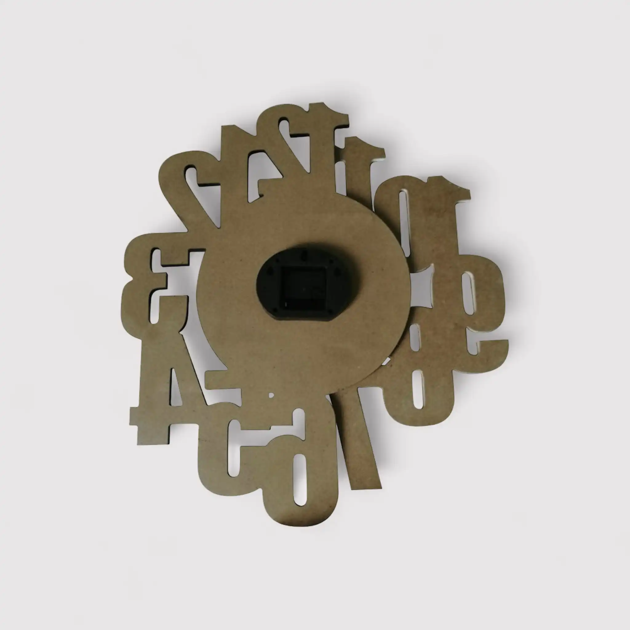 Melia - Orologio da parete con numeri sparsi nero e marrone - Image 5