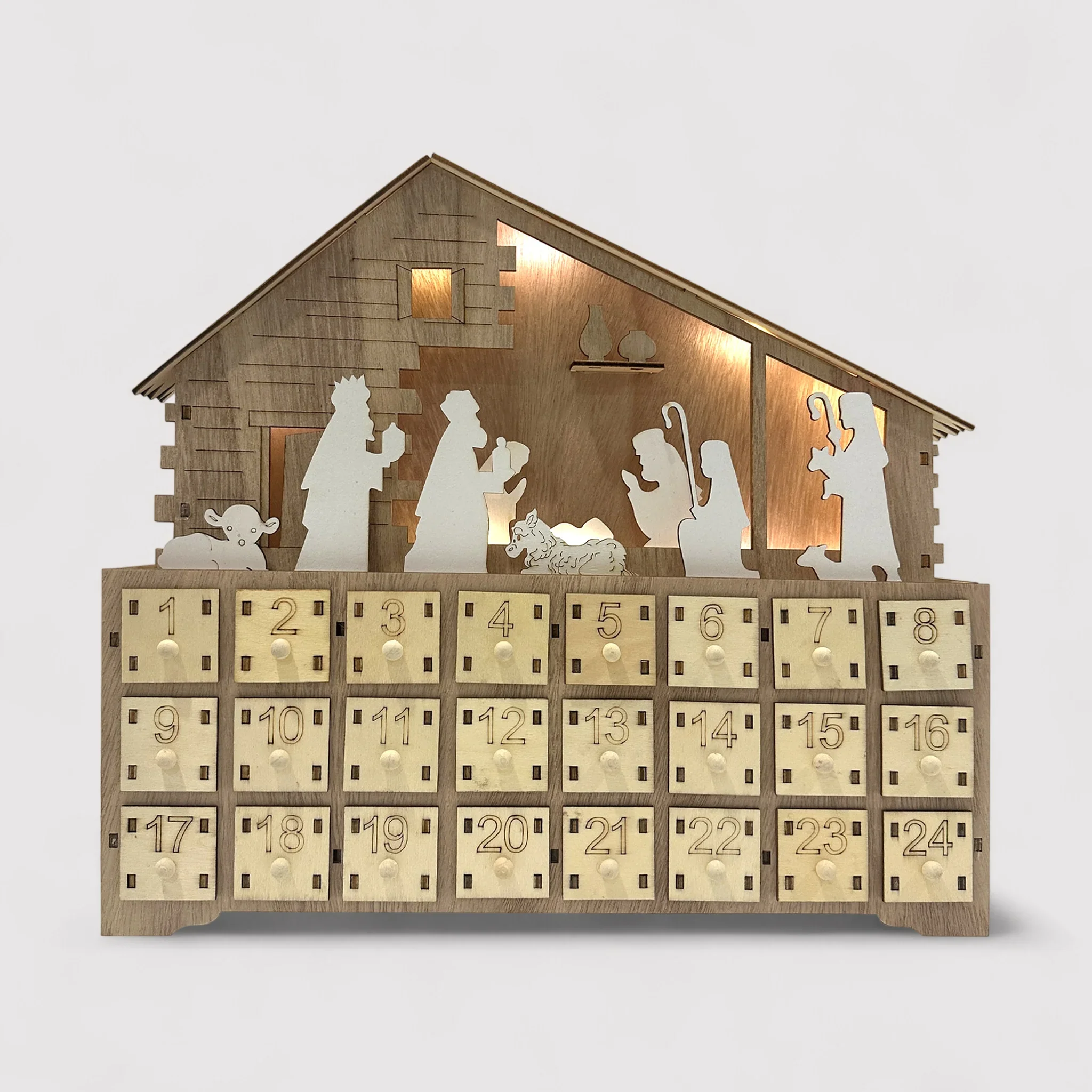 Melissa - Calendario dell'Avvento con presepe e luci - Image 3
