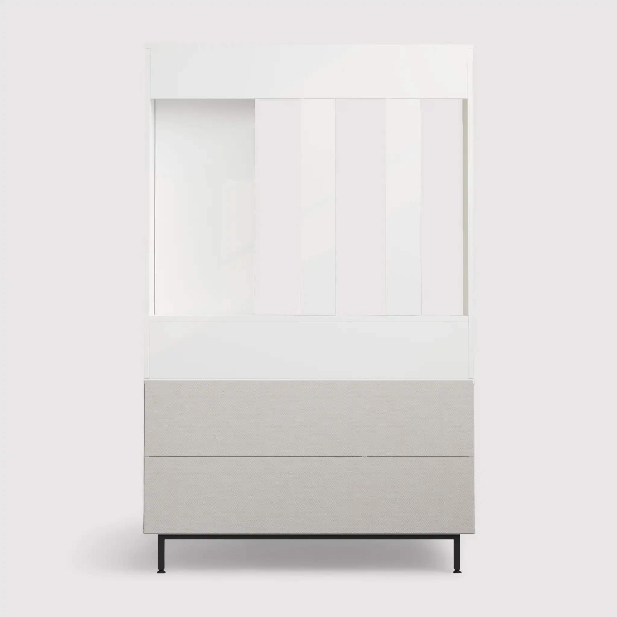 Mikan - Guardaroba da ingresso bianco con specchio - Image 7