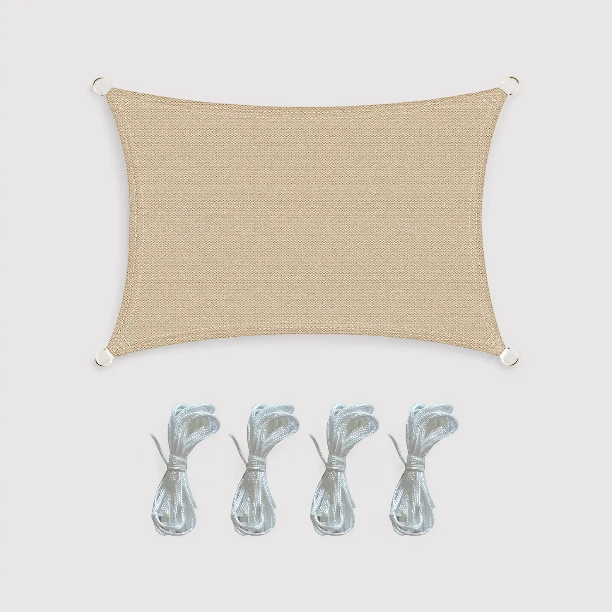 Morus - Vela ombreggiante rettangolare beige 4x5 mt