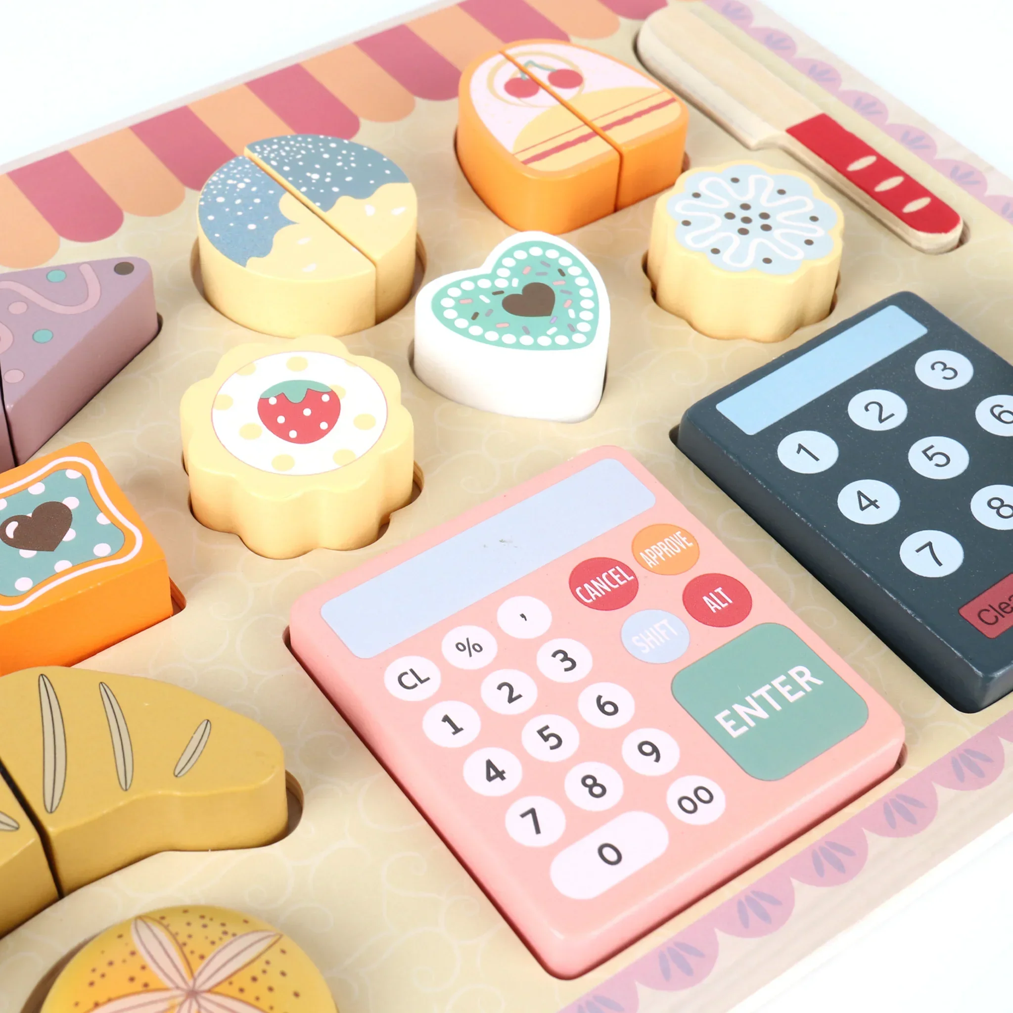 Myrcia - Set panetteria giocattolo in legno per bambini - Image 2