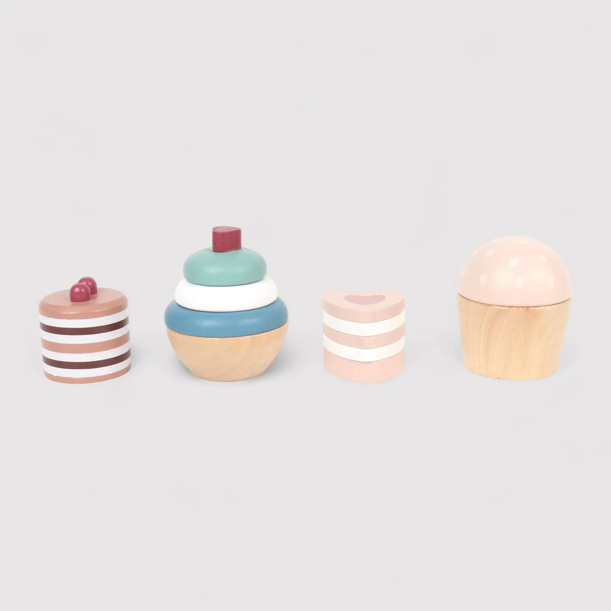 Naryal - Set di pasticcini e dolci in legno da gioco per bambini - Image 5