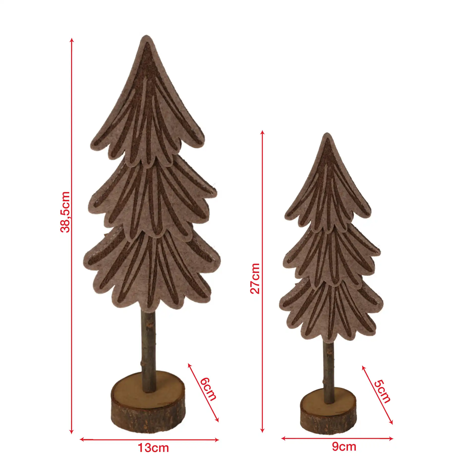 Nypa - Piccoli alberi decorativi in feltro - Image 4