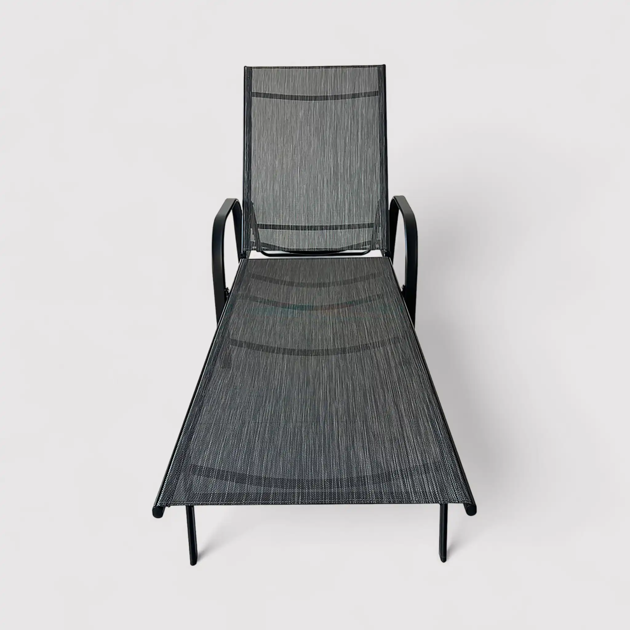 Oriri - Sdraio reclinabile grigio scuro dal design moderno - Image 3