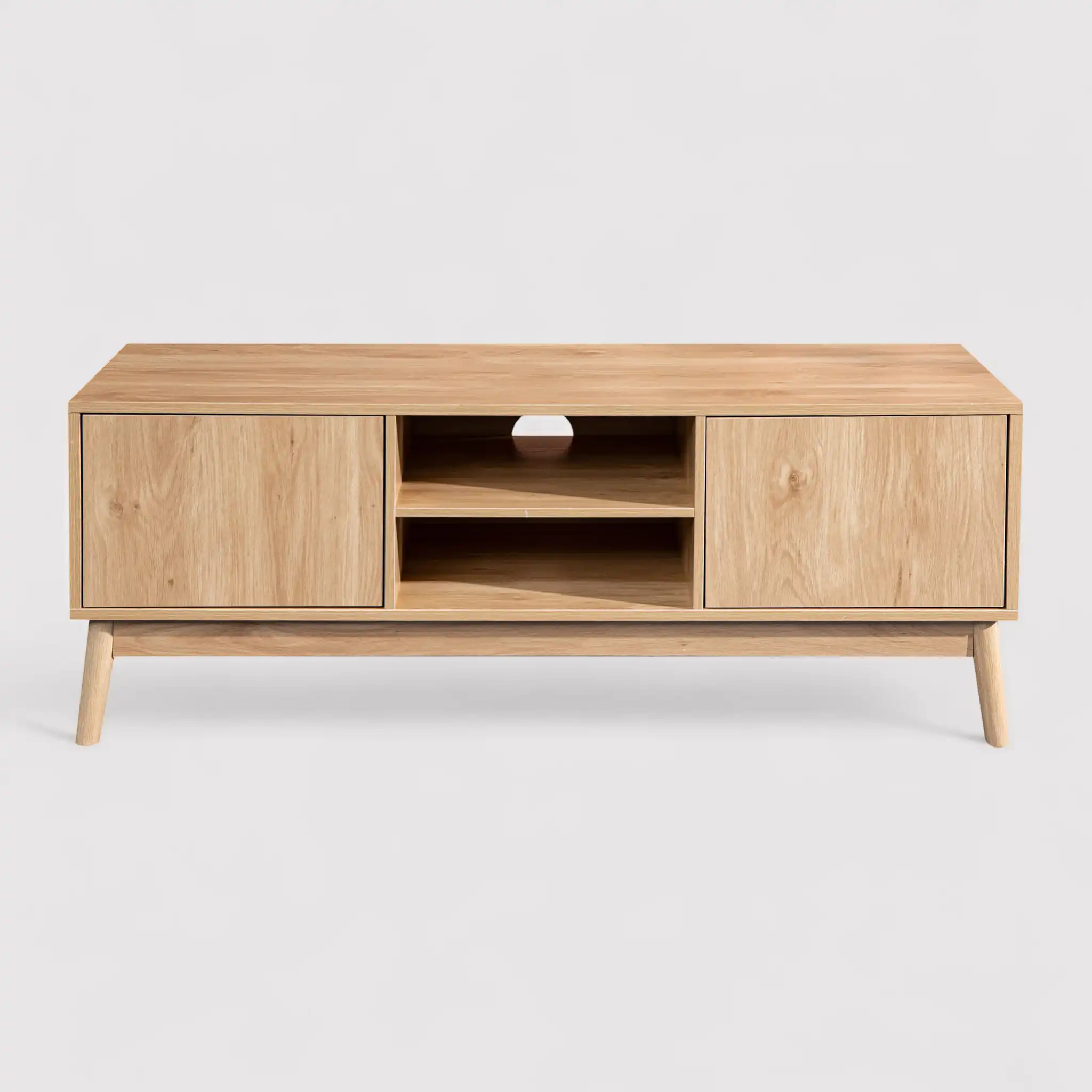 Pilea - Mobile porta tv in stile scandinavo con 2 ante - Image 3
