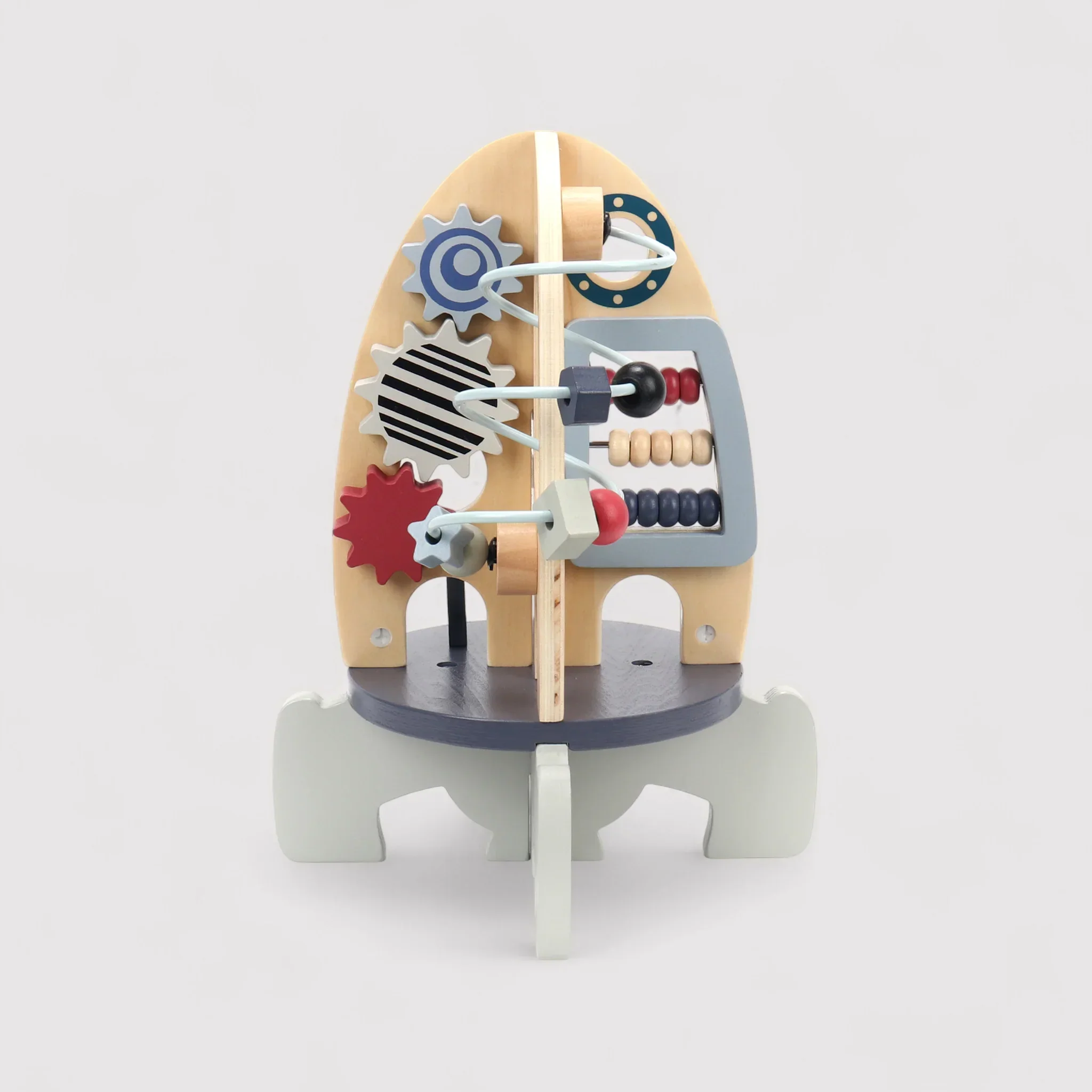 Pimela - Razzo spaziale montessoriano in legno per bambini - Image 3