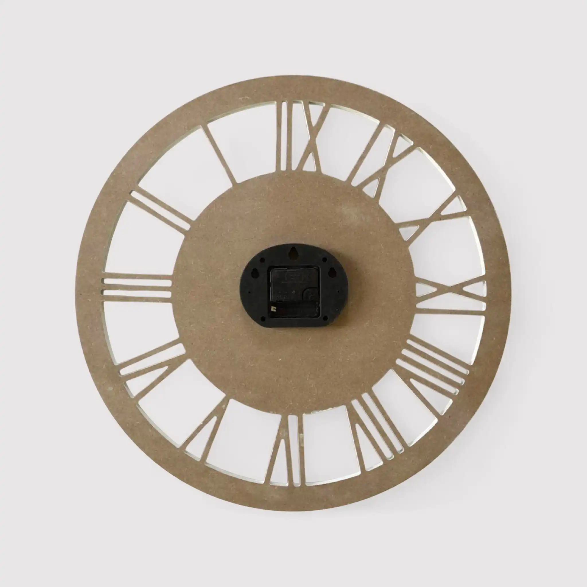 Raffia - Orologio da parete shabby in legno bianco e marrone - Image 5