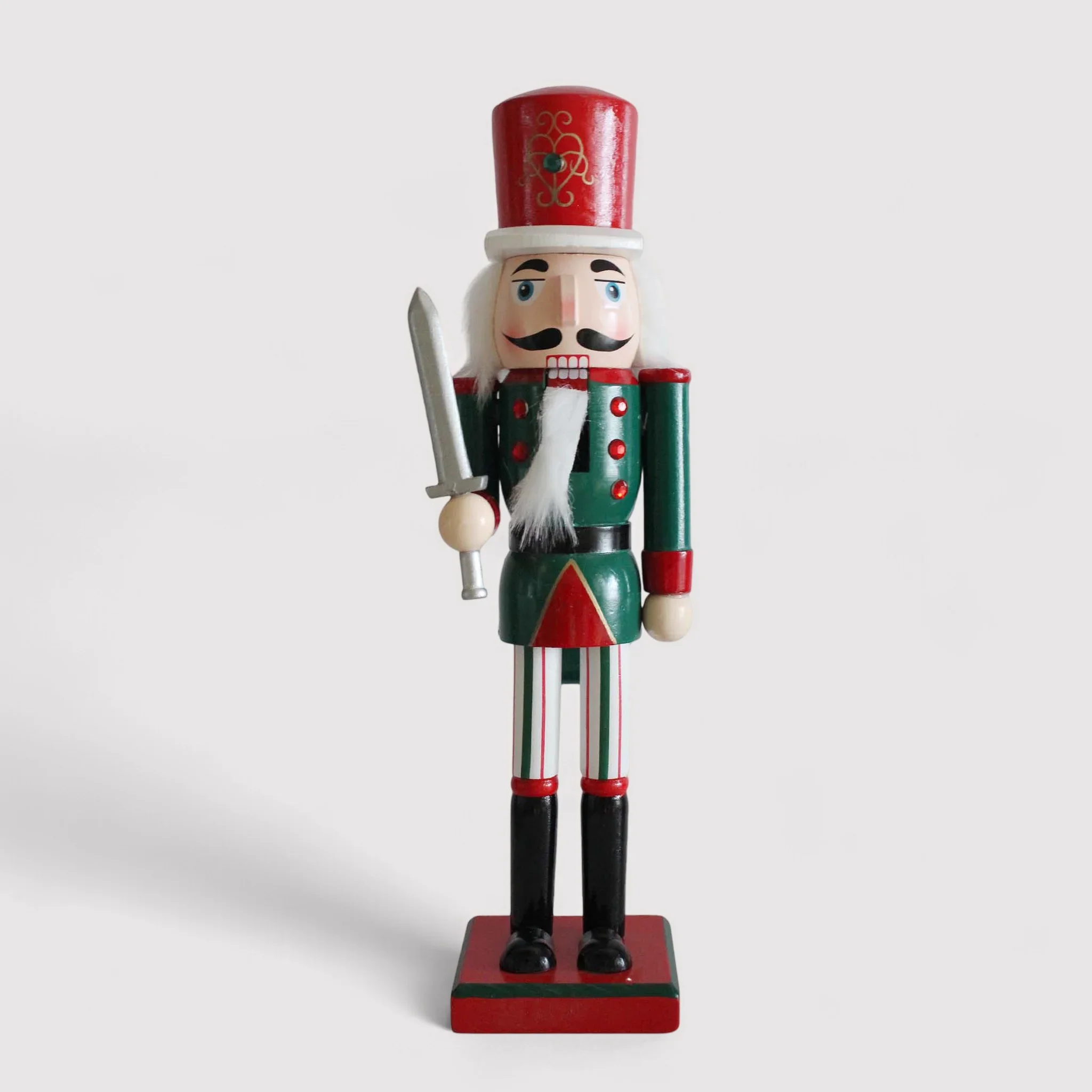 Renge - Soldatino schiaccianoci di Natale con cappello rosso