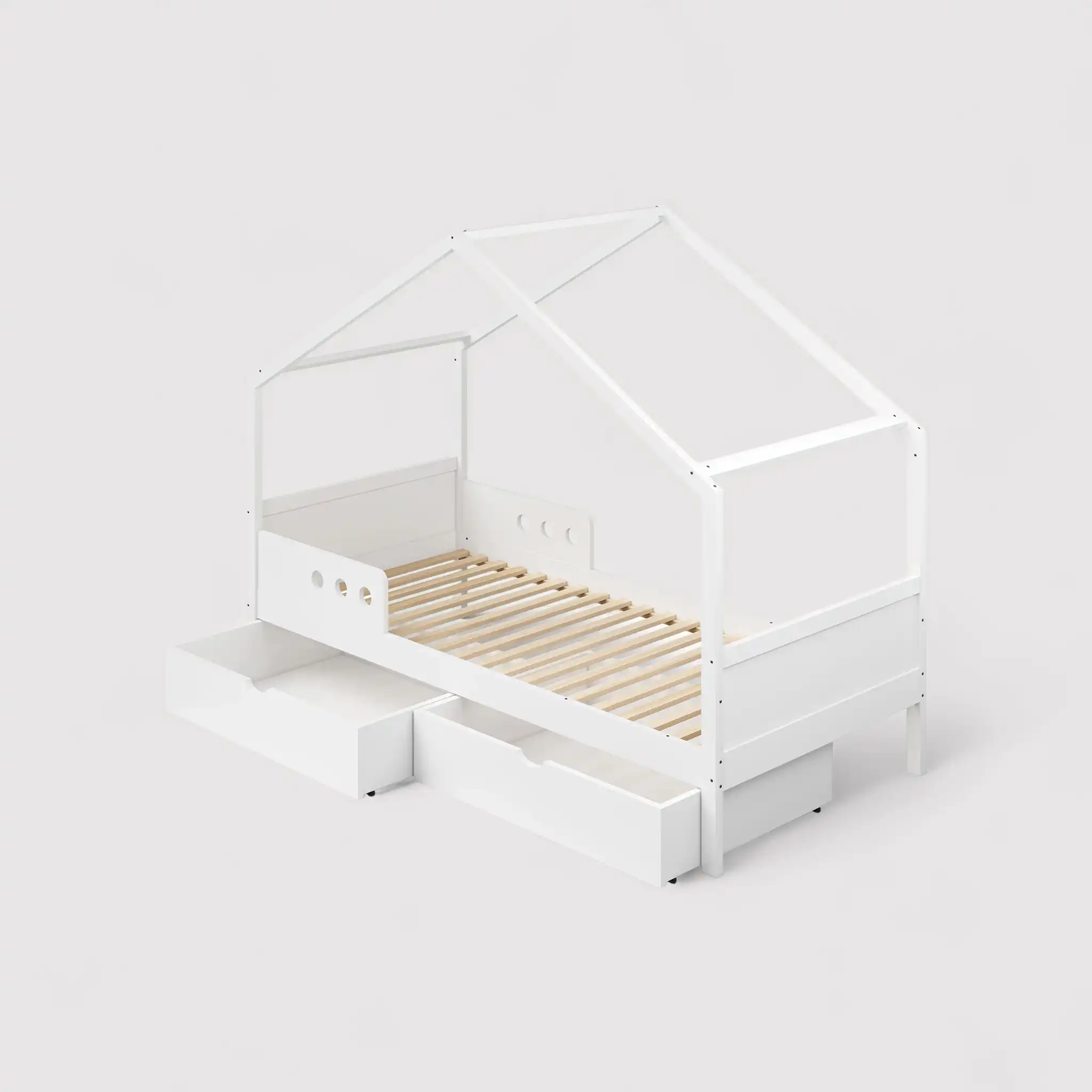 Rihan - Letto montessoriano per bambini con 2 cassetti - Image 3