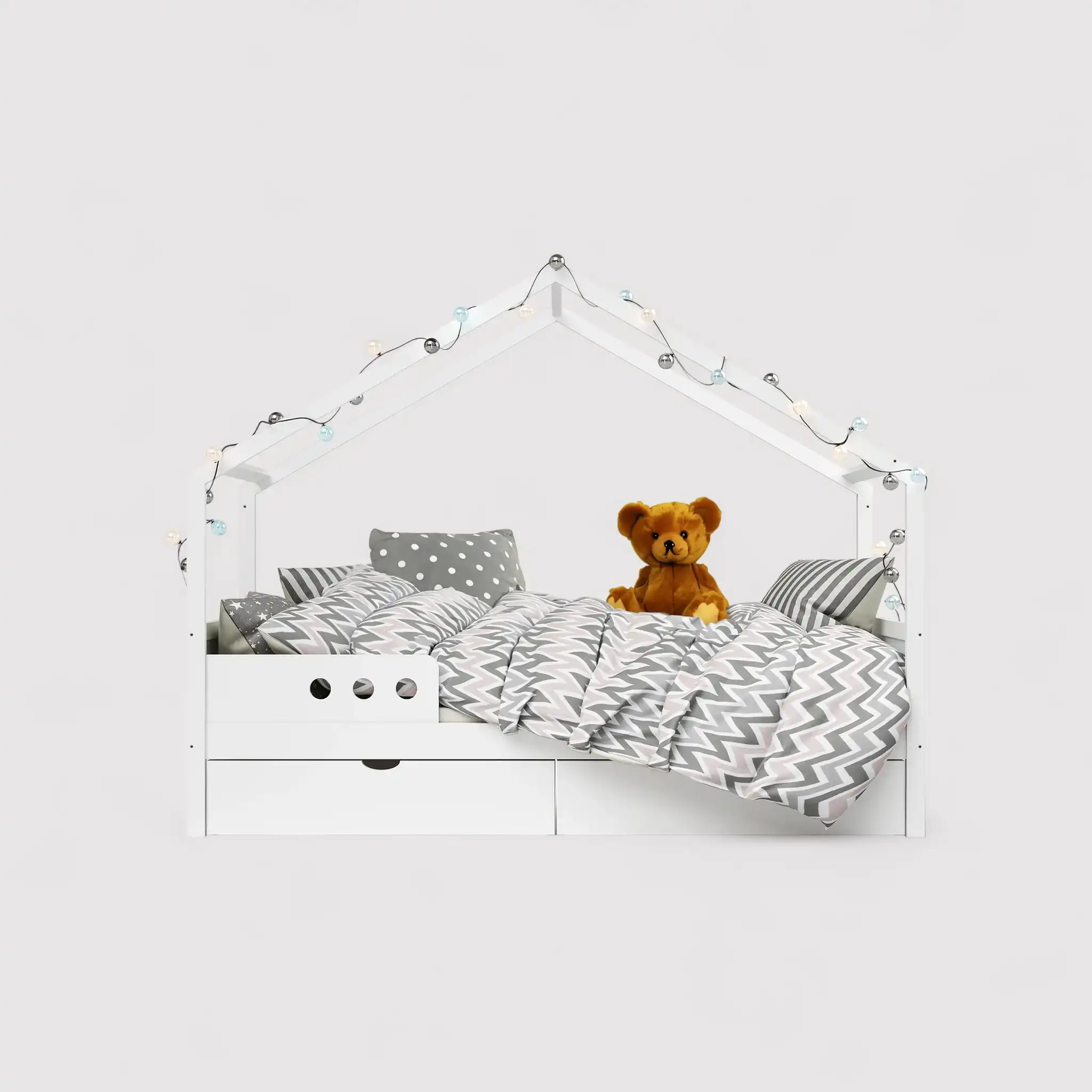 Rihan - Letto montessoriano per bambini con 2 cassetti - Image 4