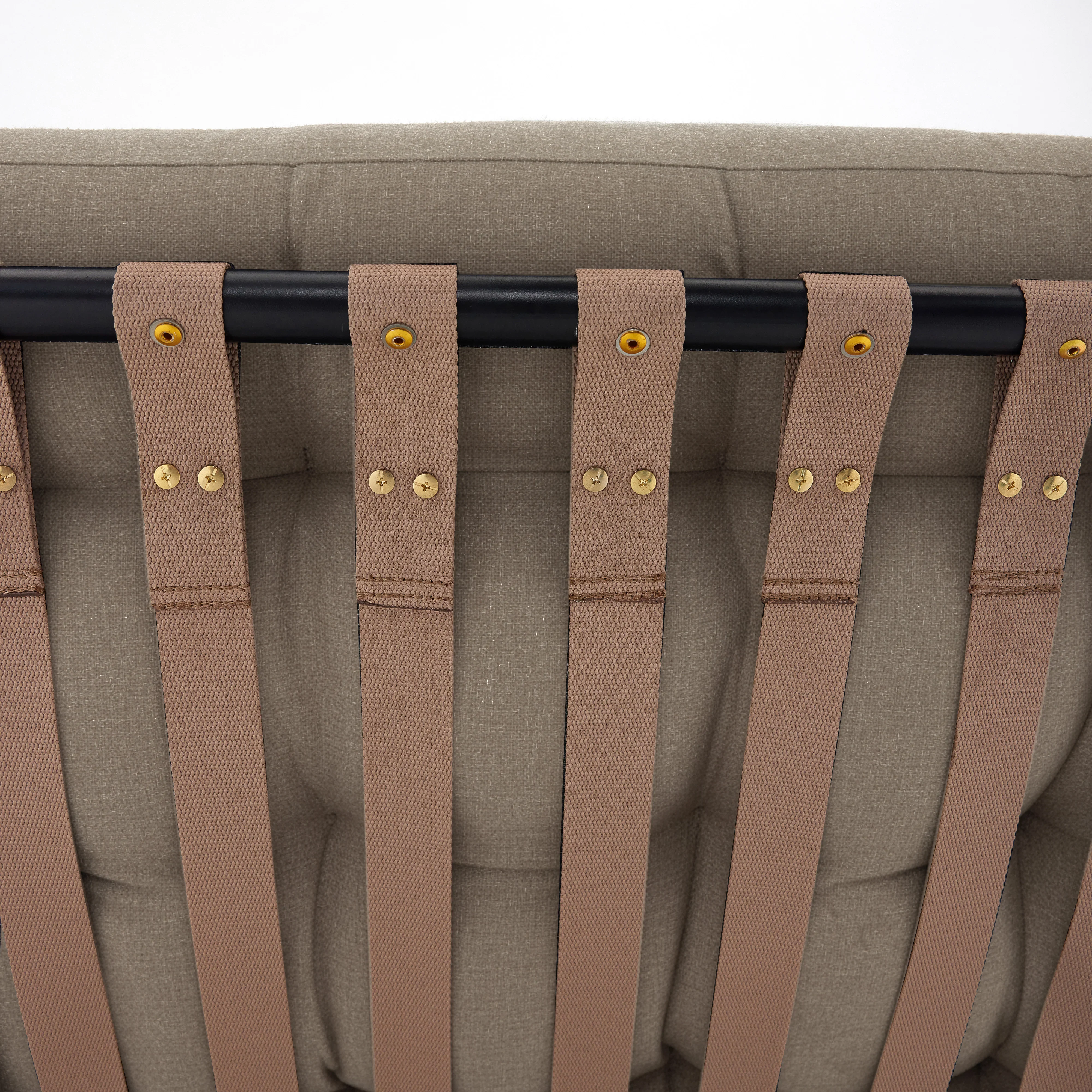 Safar - Sedia a dondolo colore marrone chiaro stile moderno - Image 7