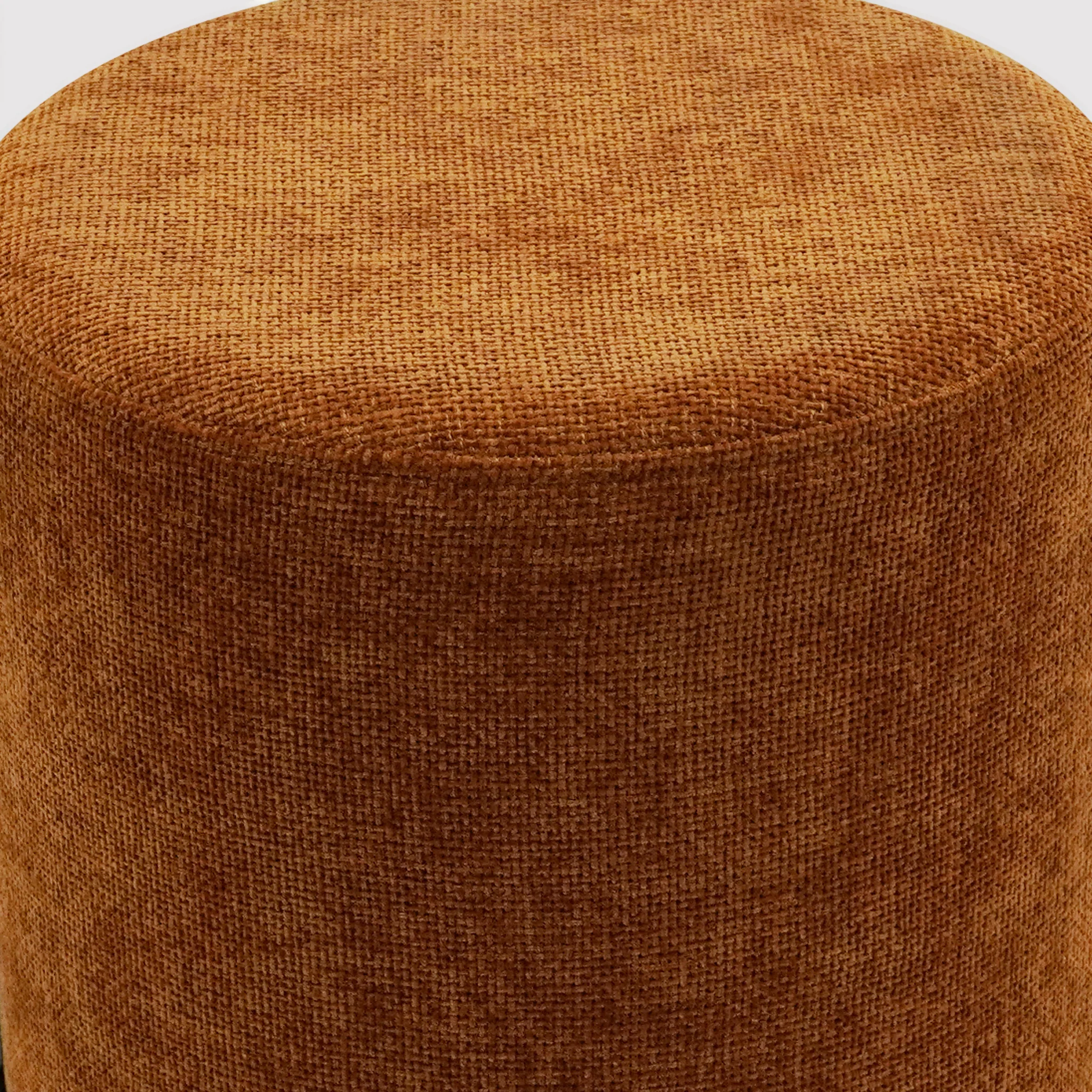 Semal - Pouf rotondo arancione scuro in stile moderno - Image 5