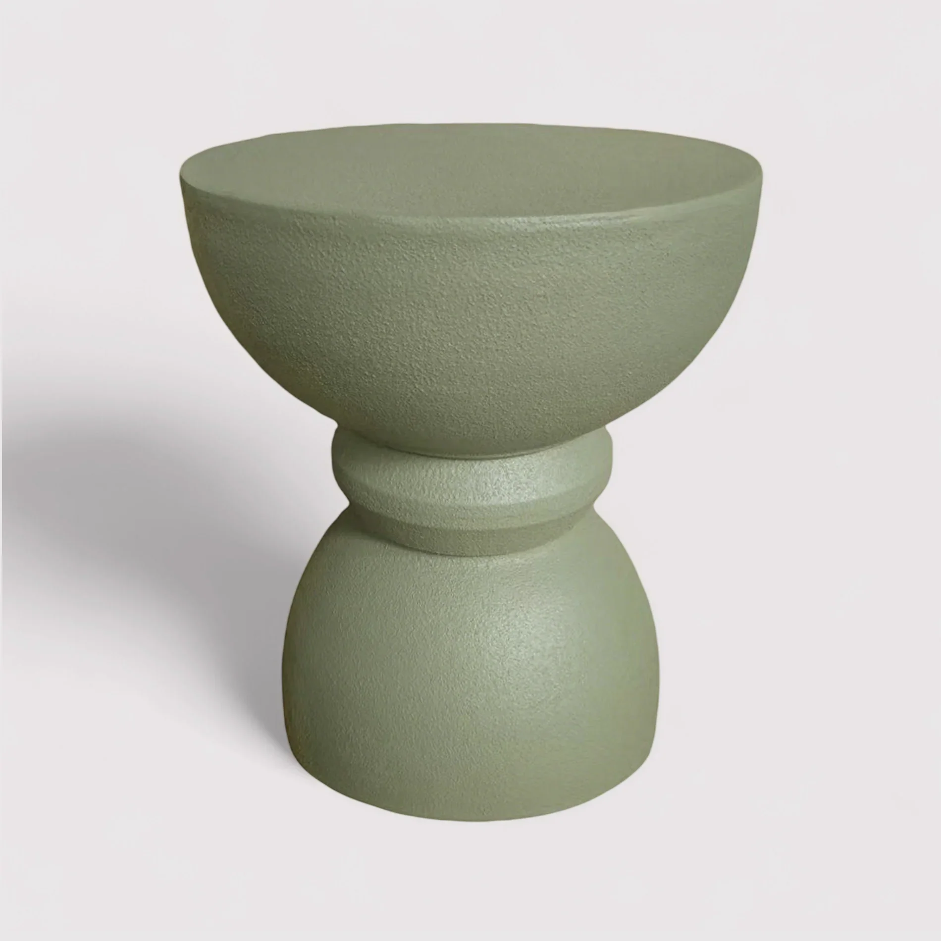 Serpentine - Tavolino da divano colore verde stile moderno