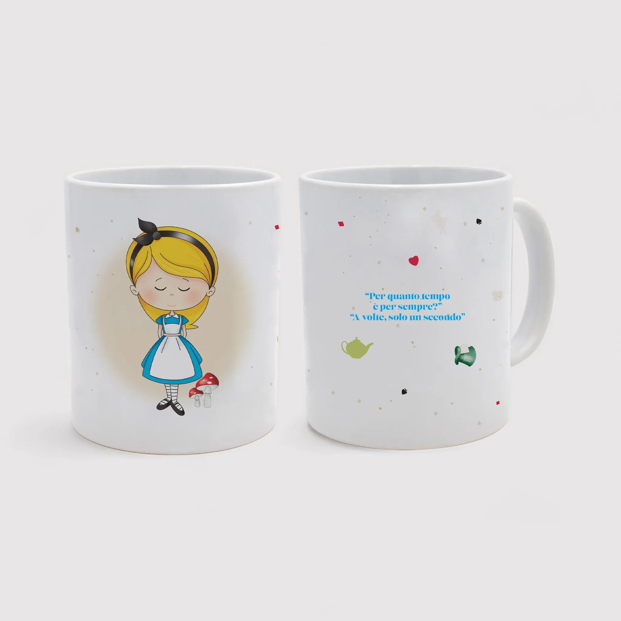 Set tazza tema "Il paese delle meraviglie" e 2 candele profumate fragranza benessere - Image 6