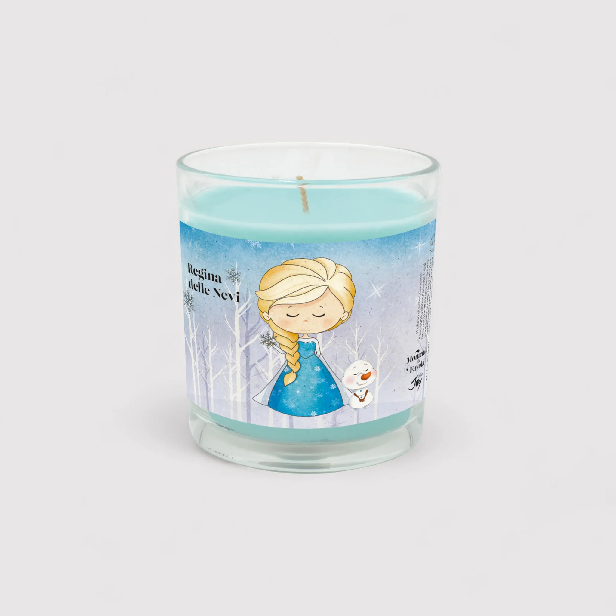 Set tazza tema "Regina delle nevi" e 2 candele profumate fragranza relax - Image 5