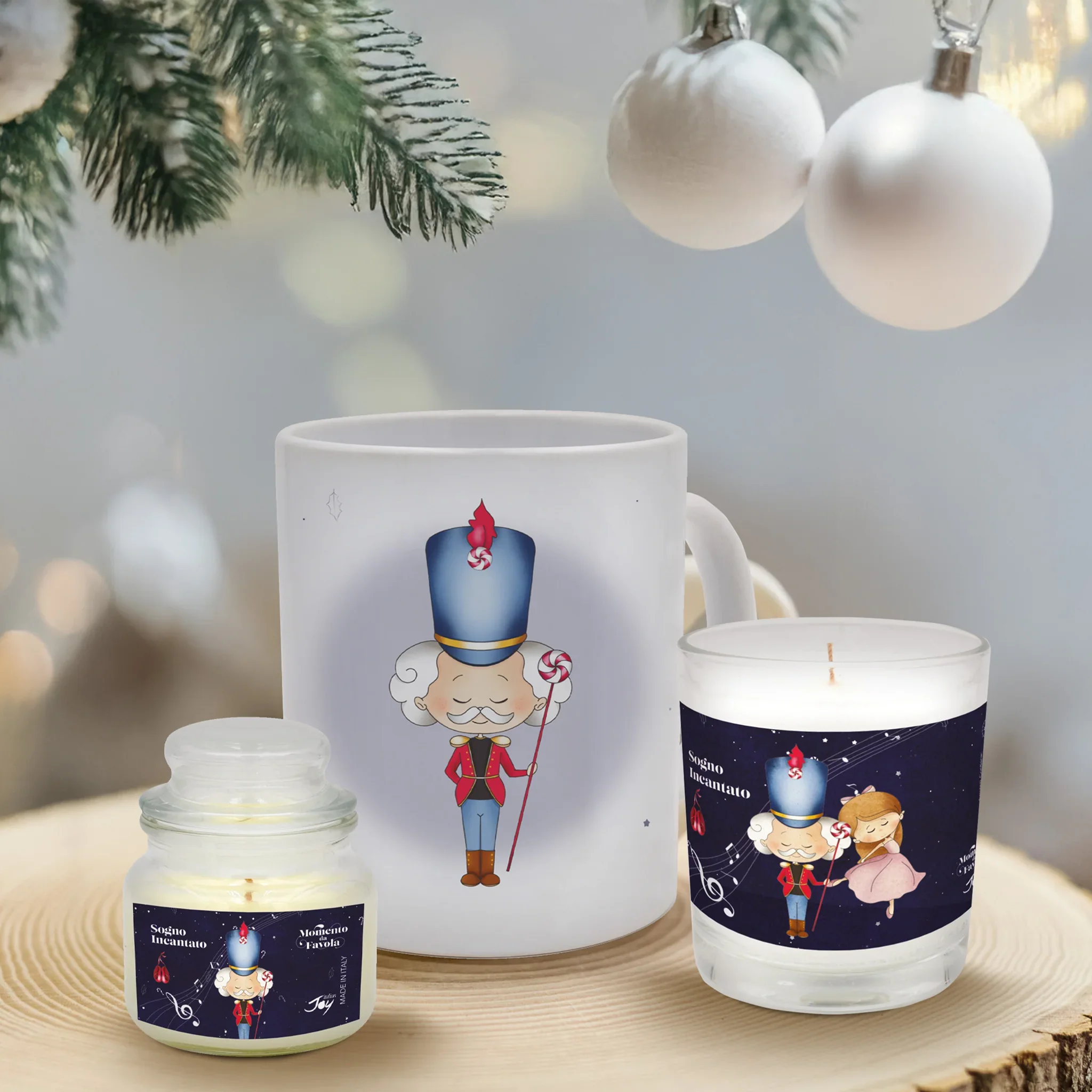 Set tazza tema "Sogno incantato" e 2 candele profumate fragranza gelsomino - Image 3