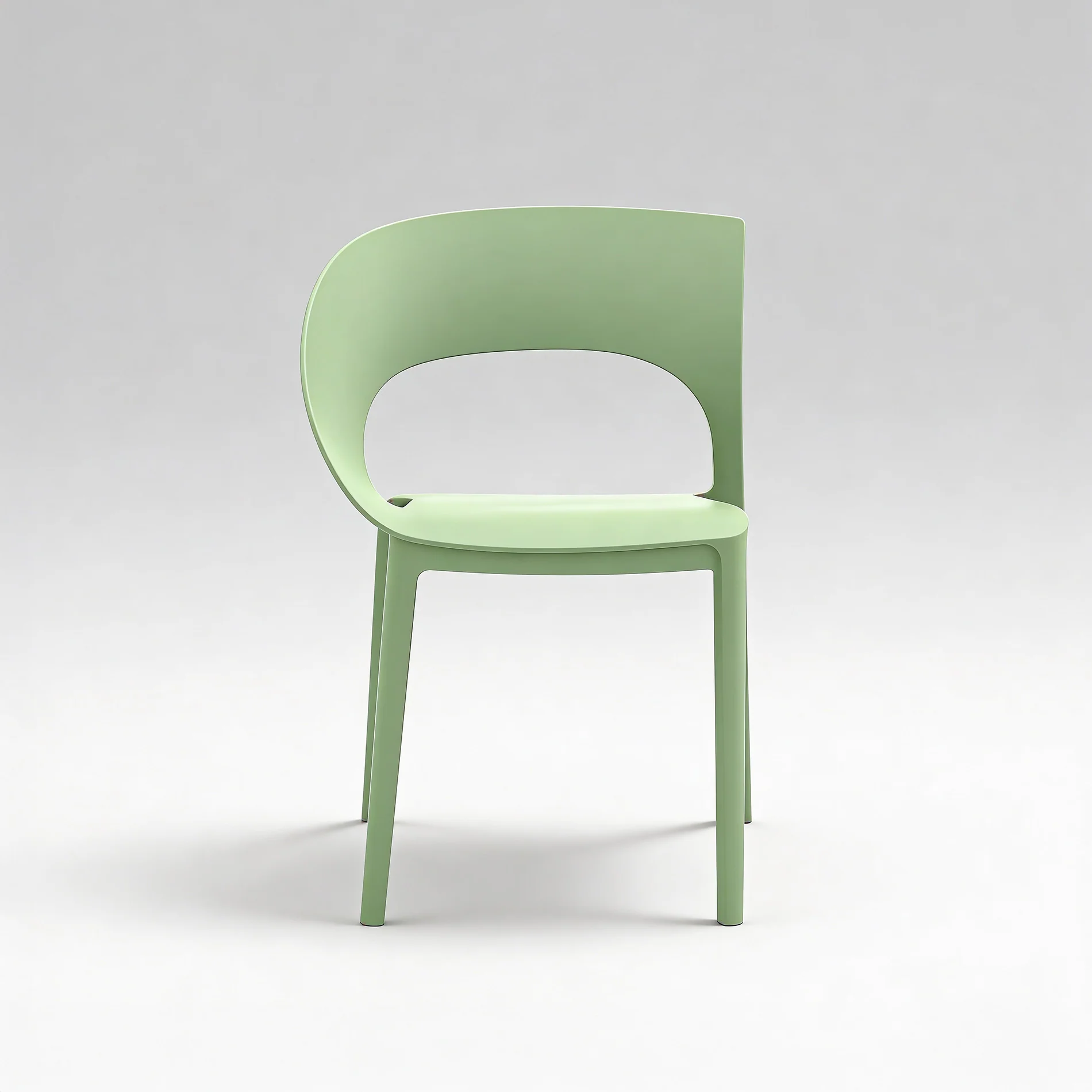 Silea - Set 2 sedie da pranzo verde salvia stile moderno - Image 4