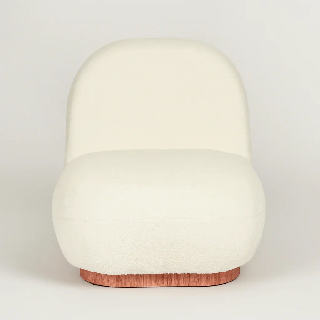 Plumerina - Sofa Poltrona da salotto 1 Posto colore Bianco Moderno - Image 3