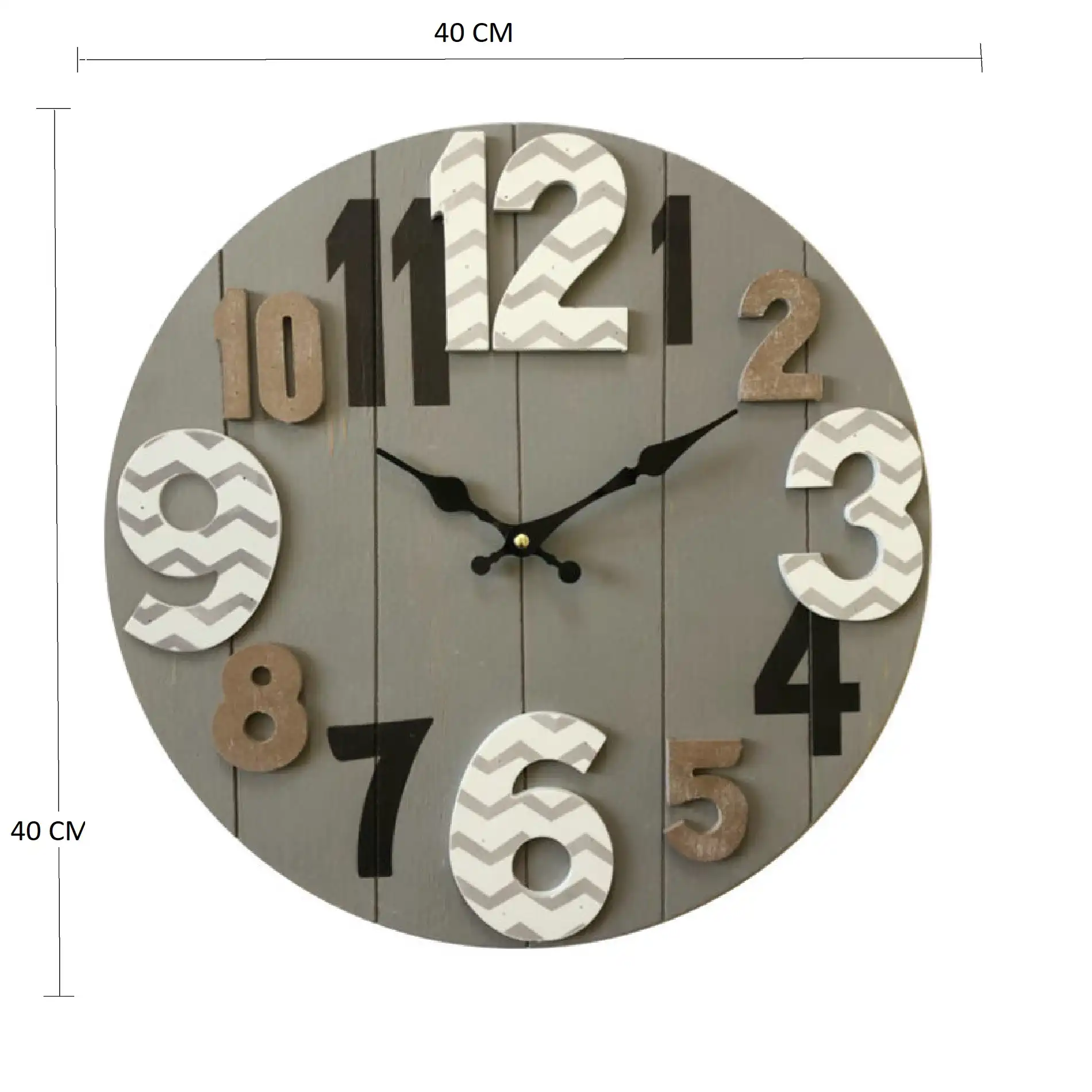Sterzilia - Orologio con numeri grandi dal design moderno - Image 6