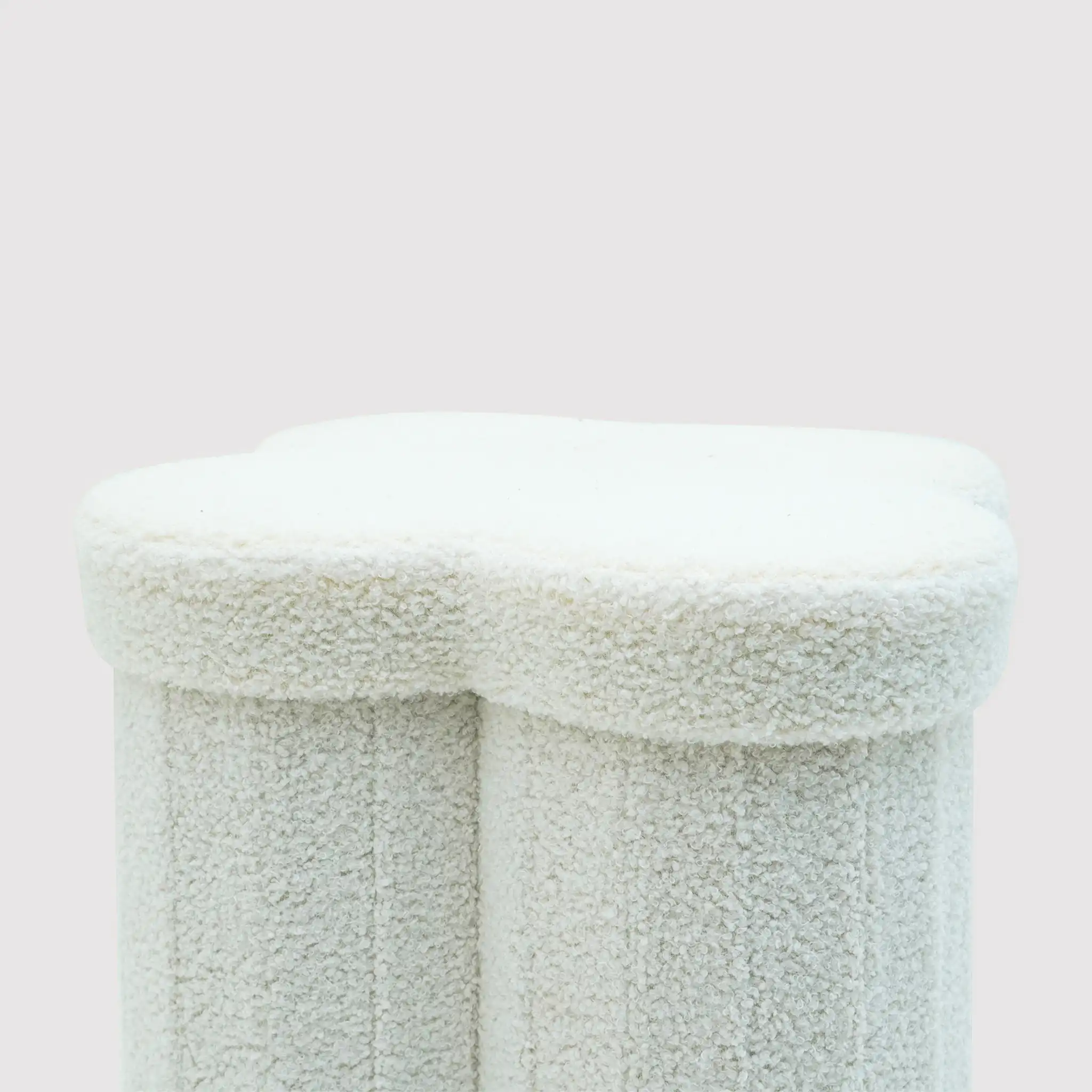 Sufra - Pouf contenitore bianco per cameretta a tema nuvola - Image 3