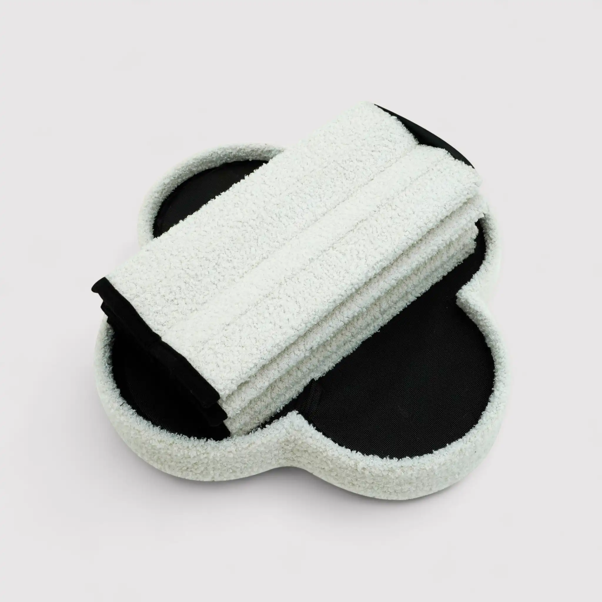 Sufra - Pouf contenitore bianco per cameretta a tema nuvola - Image 5