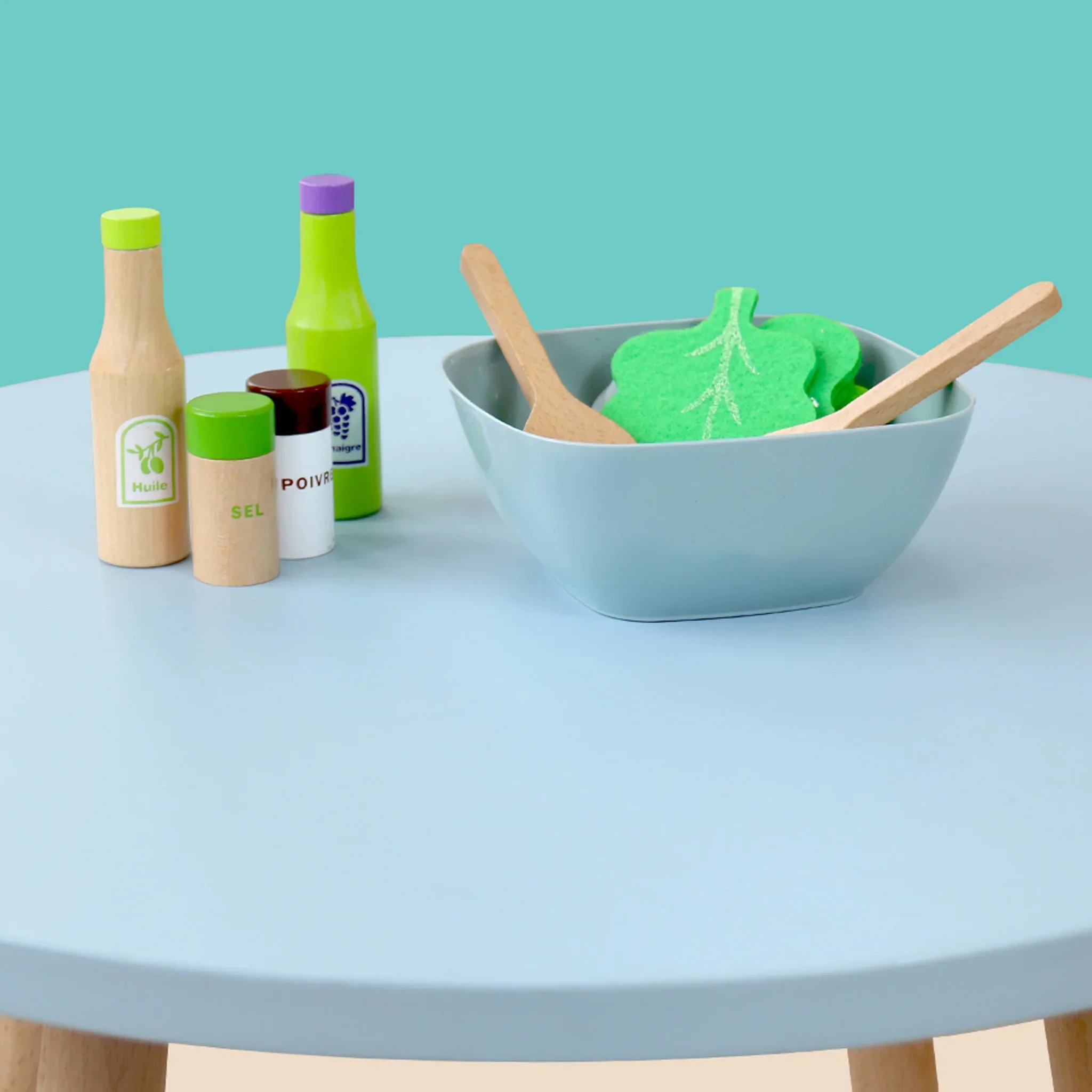 Tanah - Gioco per bambini con insalata in legno e accessori - Image 3