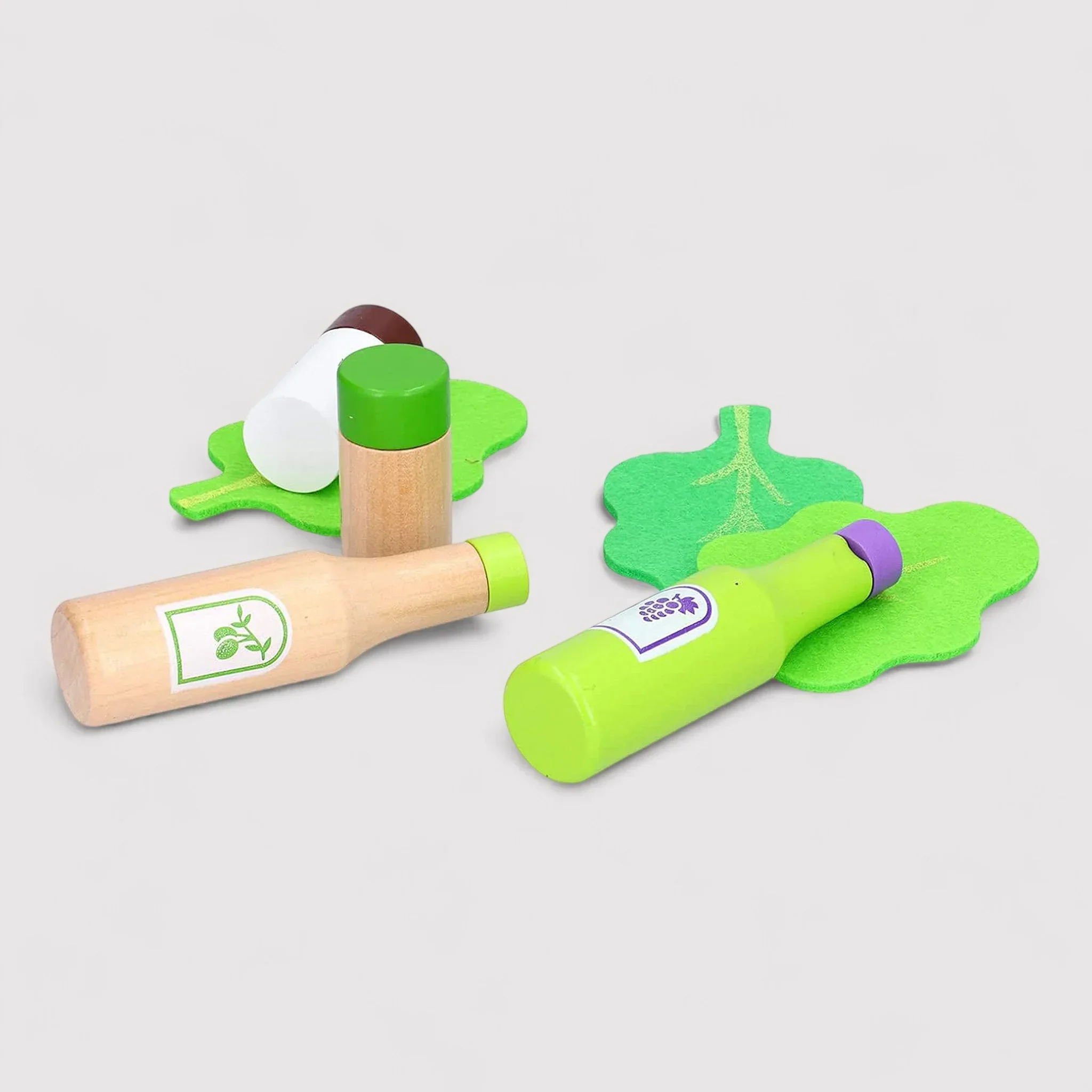 Tanah - Gioco per bambini con insalata in legno e accessori - Image 4